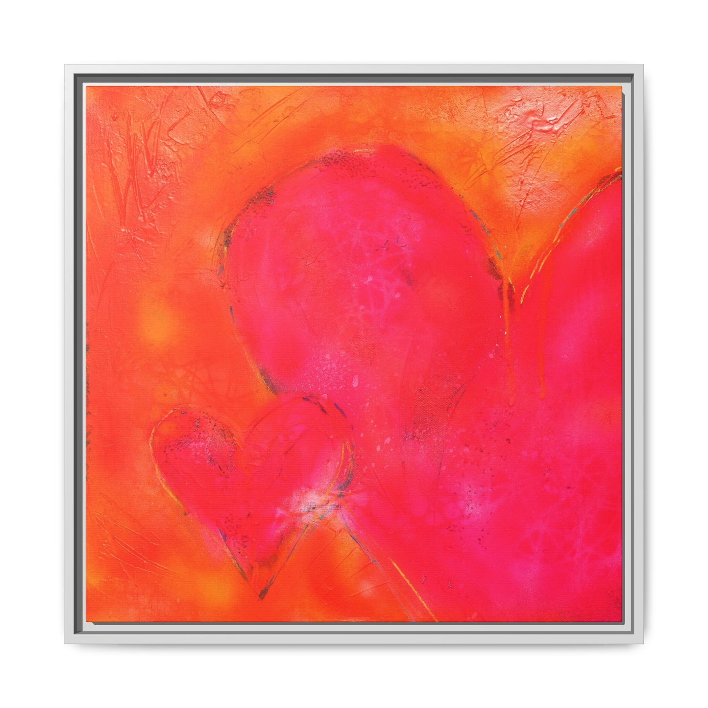 Enchanted Euphoria - Gallery Canvas Wraps, Square Frame Home Decor, Matte Print, Framed Multi-color Poster, Celestial Artwork