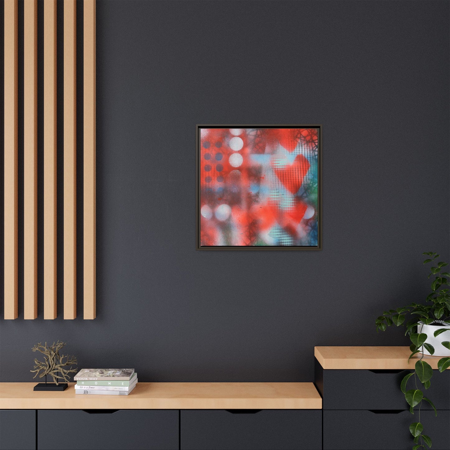 Celestial Serenade - Gallery Canvas Wraps, Square Frame