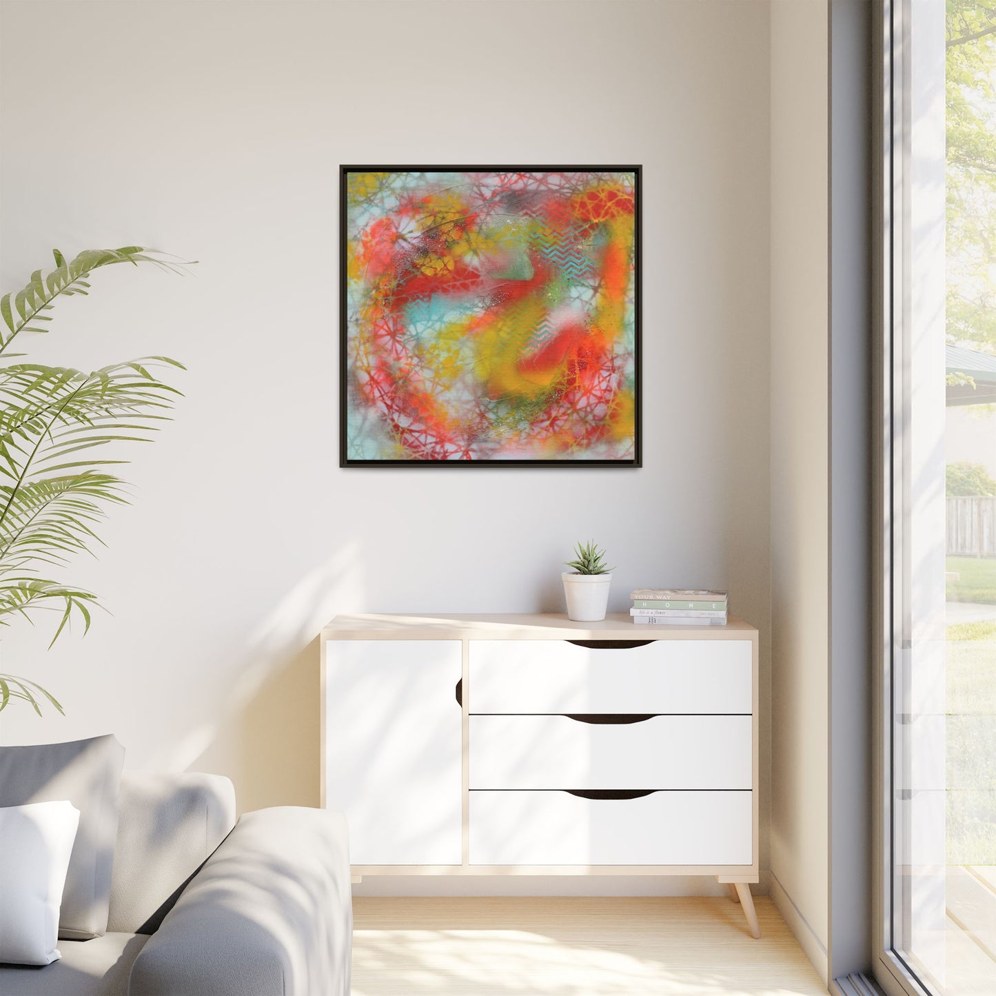 Elevated Waves - Gallery Canvas Wraps, Square Frame