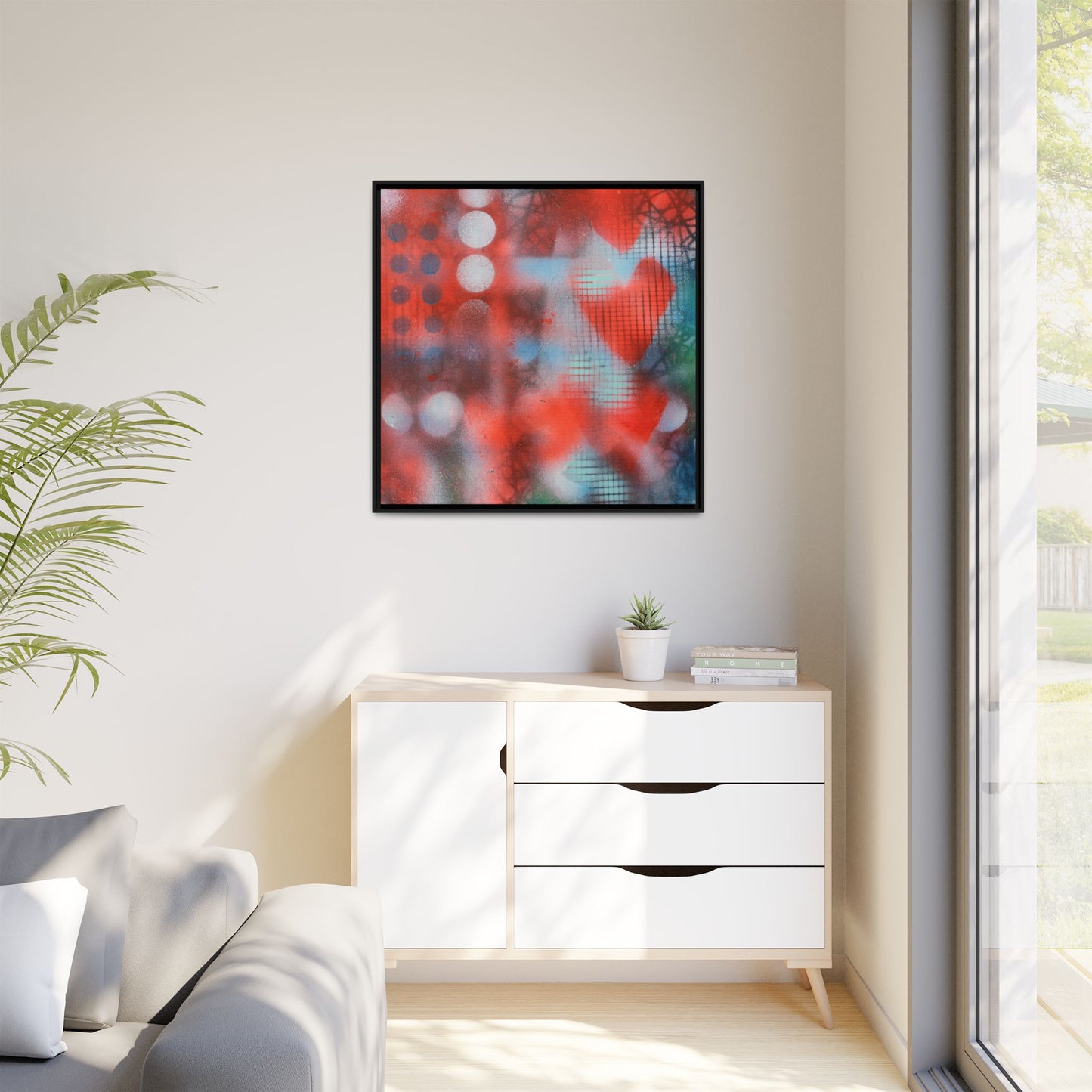 Celestial Serenade - Gallery Canvas Wraps, Square Frame