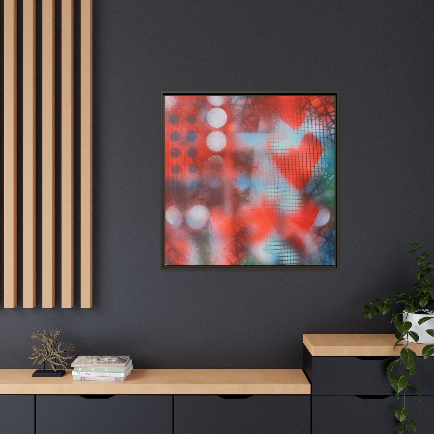Celestial Serenade - Gallery Canvas Wraps, Square Frame