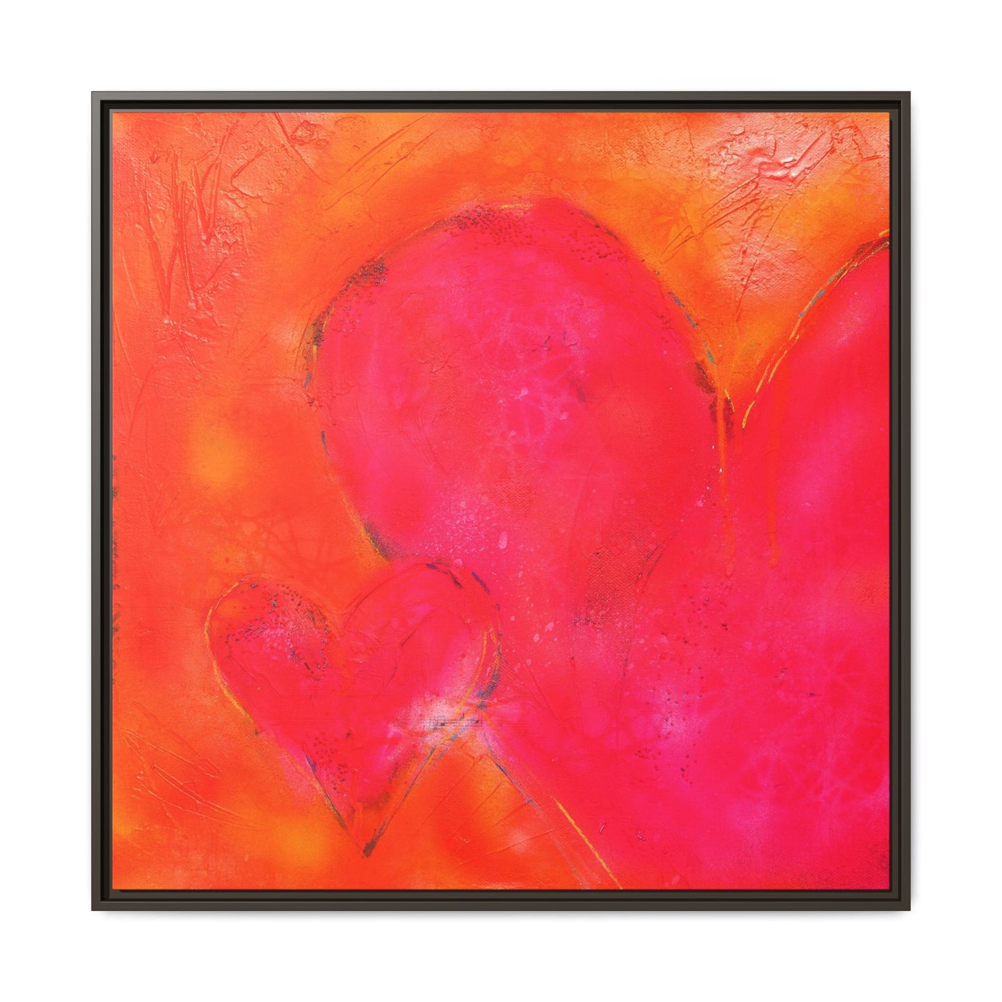 Enchanted Euphoria - Gallery Canvas Wraps, Square Frame Home Decor, Matte Print, Framed Multi-color Poster, Celestial Artwork