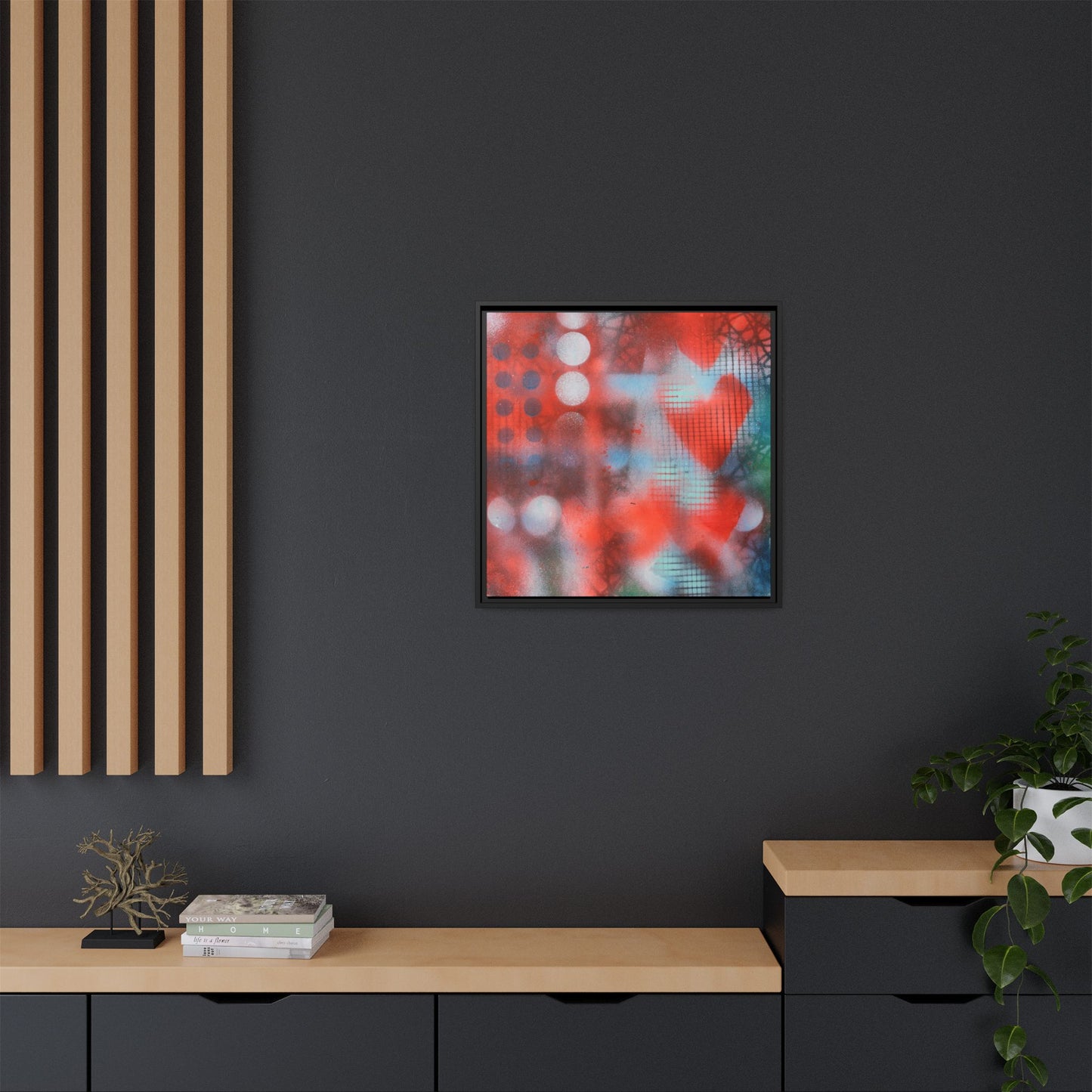 Celestial Serenade - Gallery Canvas Wraps, Square Frame