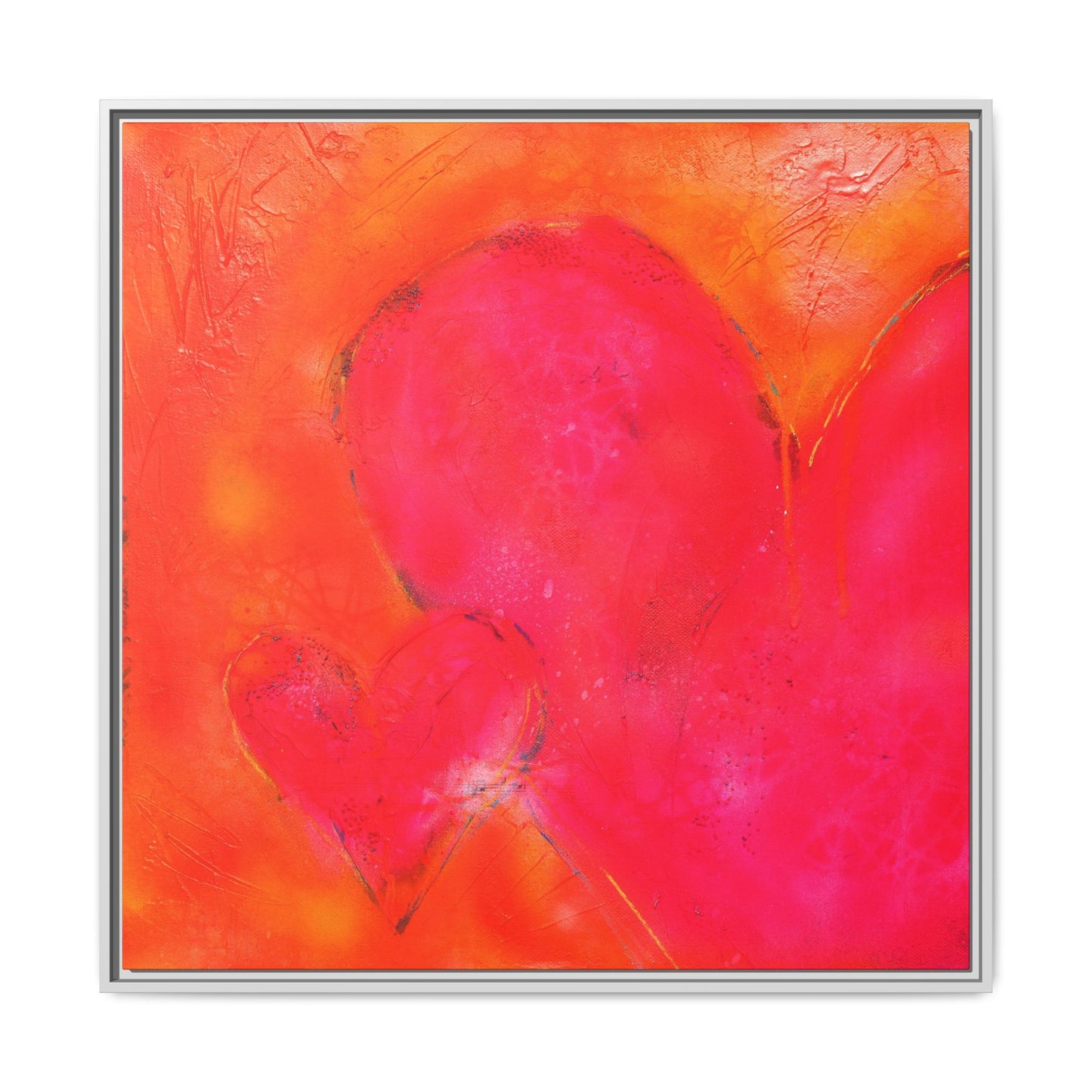 Enchanted Euphoria - Gallery Canvas Wraps, Square Frame Home Decor, Matte Print, Framed Multi-color Poster, Celestial Artwork