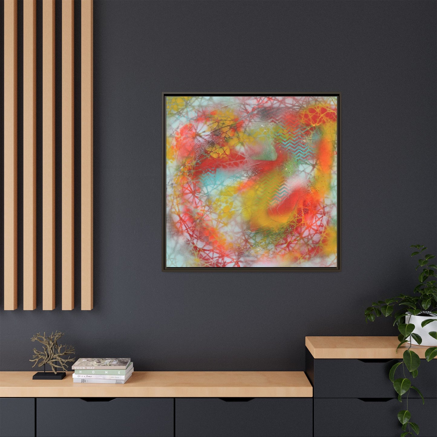 Elevated Waves - Gallery Canvas Wraps, Square Frame