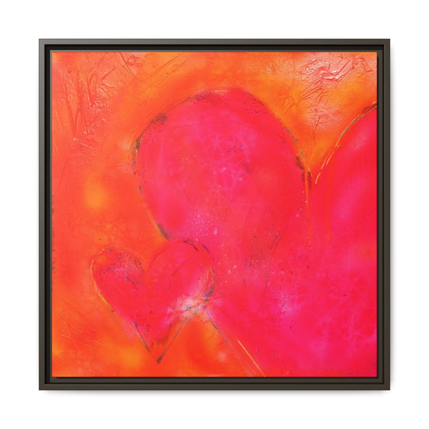 Enchanted Euphoria - Gallery Canvas Wraps, Square Frame Home Decor, Matte Print, Framed Multi-color Poster, Celestial Artwork