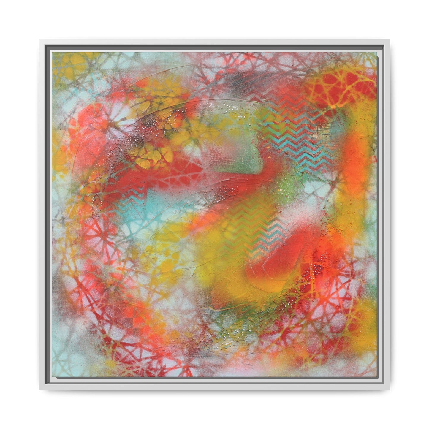 Elevated Waves - Gallery Canvas Wraps, Square Frame