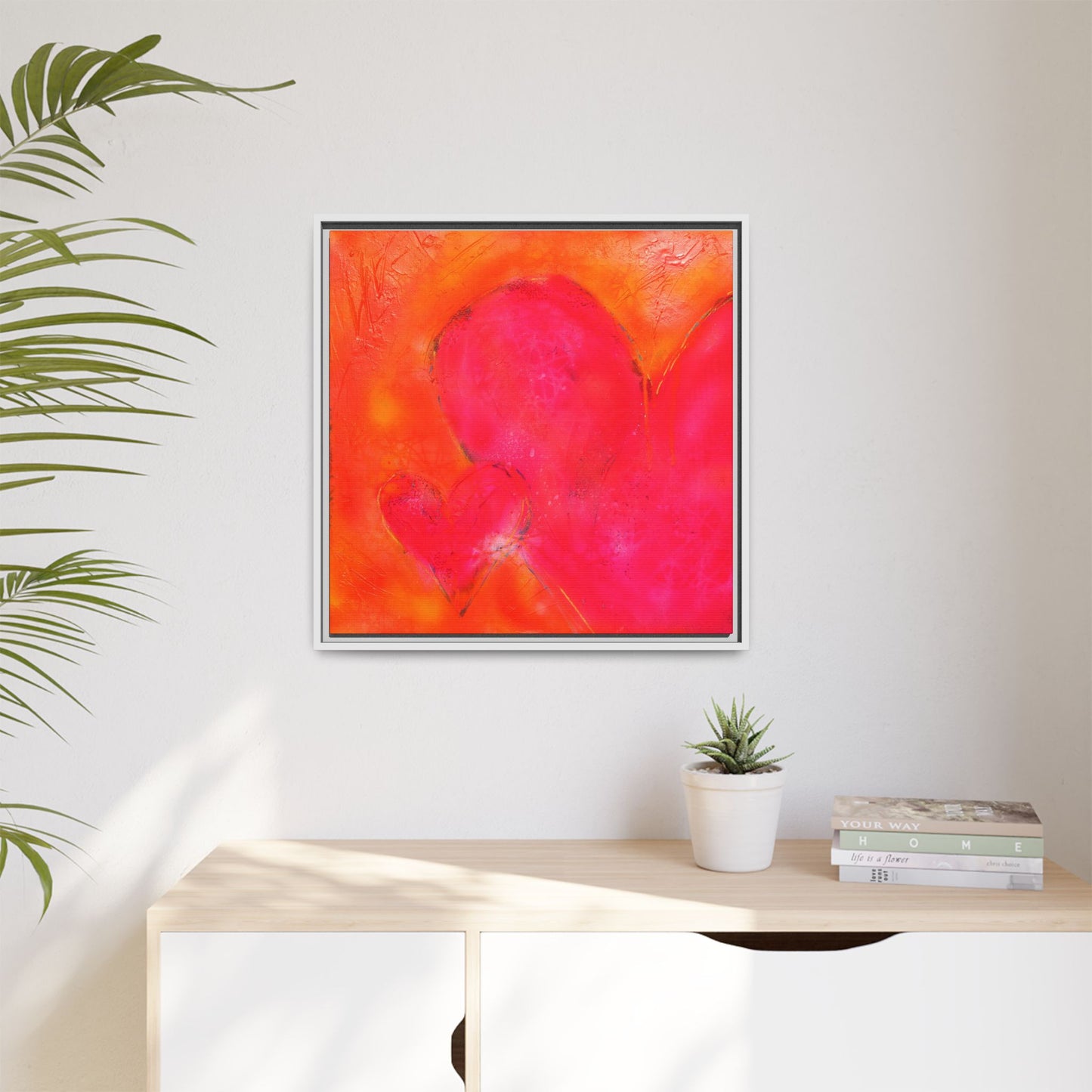Enchanted Euphoria - Gallery Canvas Wraps, Square Frame Home Decor, Matte Print, Framed Multi-color Poster, Celestial Artwork