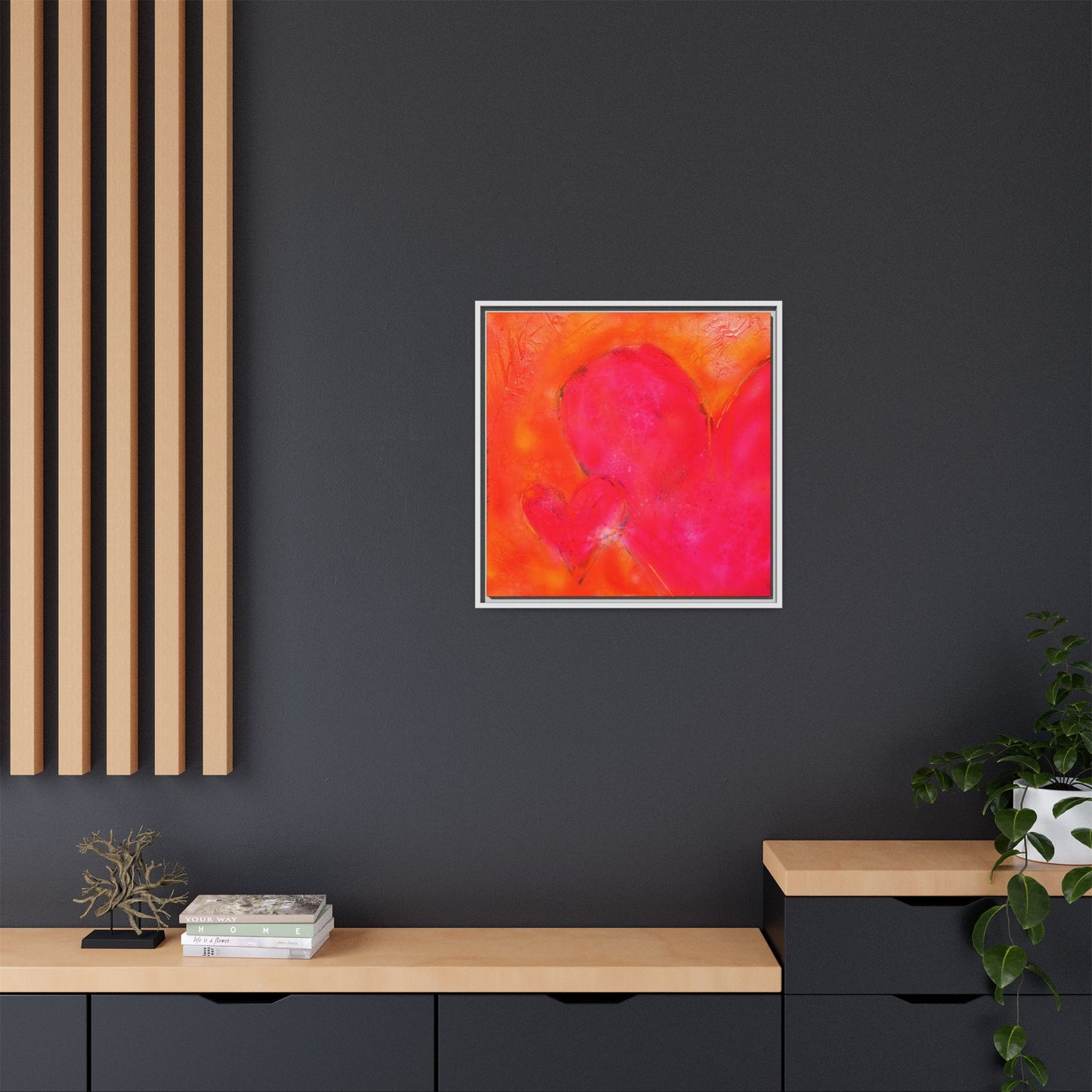 Enchanted Euphoria - Gallery Canvas Wraps, Square Frame Home Decor, Matte Print, Framed Multi-color Poster, Celestial Artwork