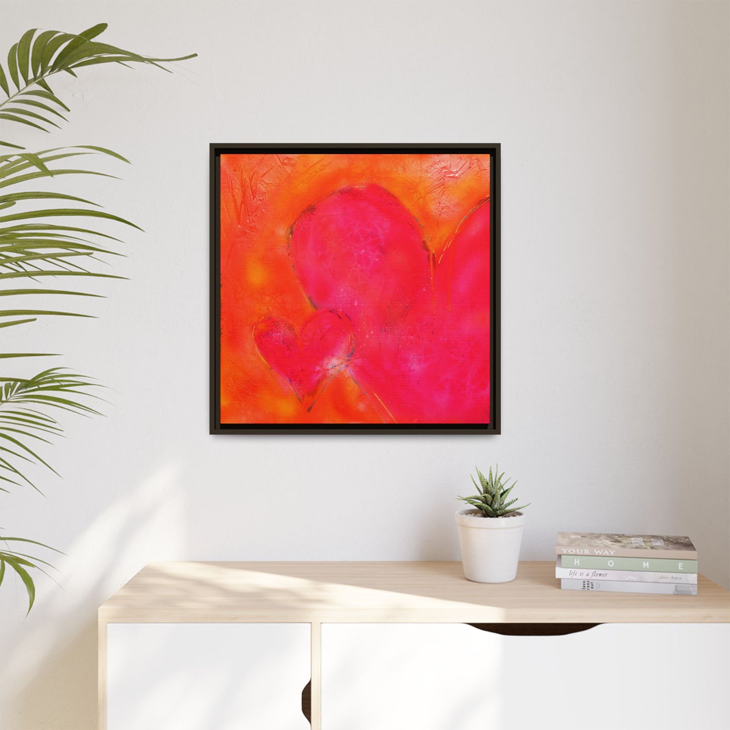 Enchanted Euphoria - Gallery Canvas Wraps, Square Frame Home Decor, Matte Print, Framed Multi-color Poster, Celestial Artwork