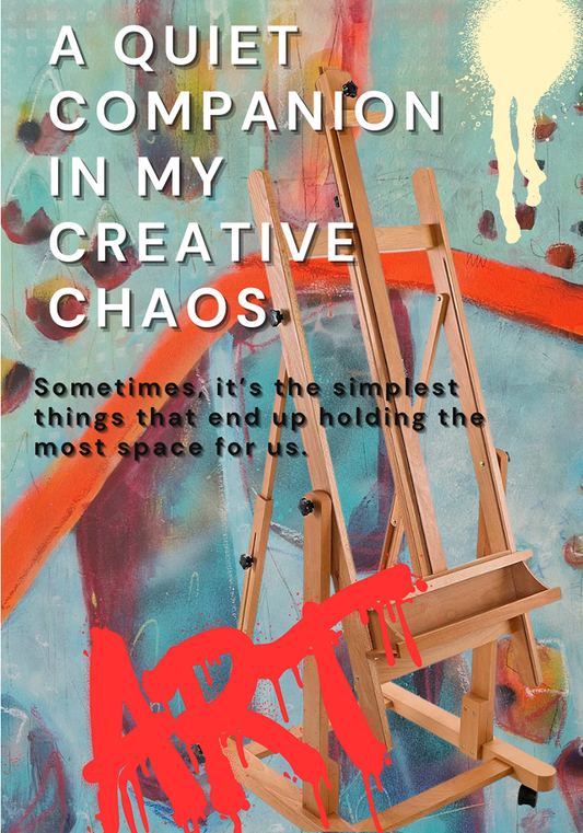 A quiet companion in my creative chaos 🎨