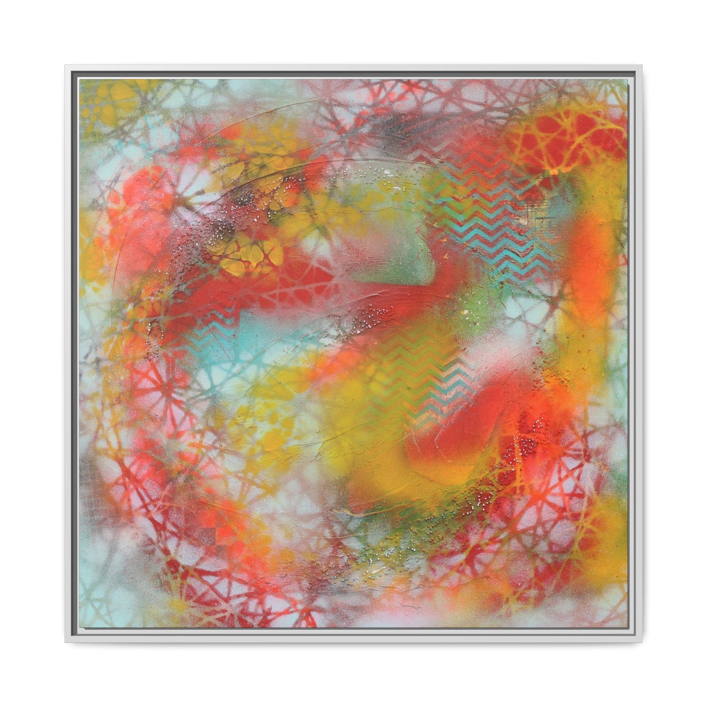 Elevated Waves - Gallery Canvas Wraps, Square Frame