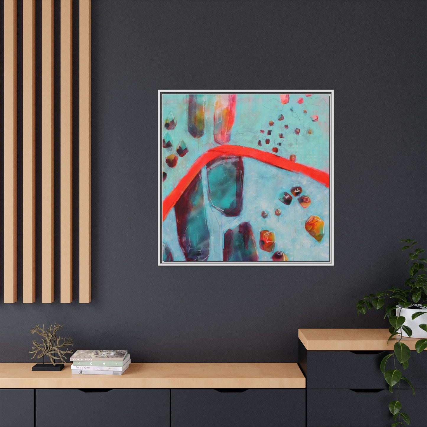 Rising Levels - Gallery Canvas Wraps, Square Frame