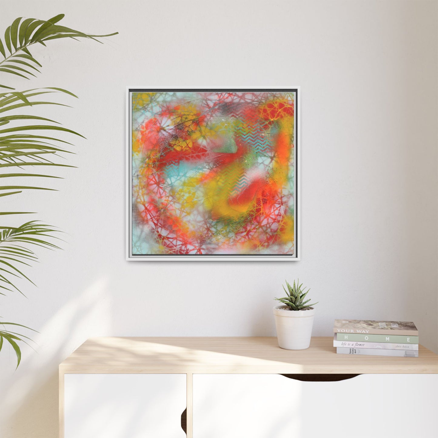 Elevated Waves - Gallery Canvas Wraps, Square Frame