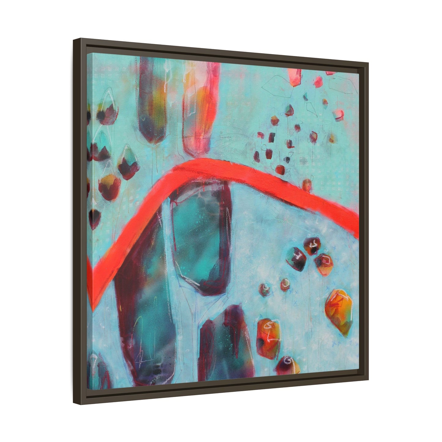 Rising Levels - Gallery Canvas Wraps, Square Frame