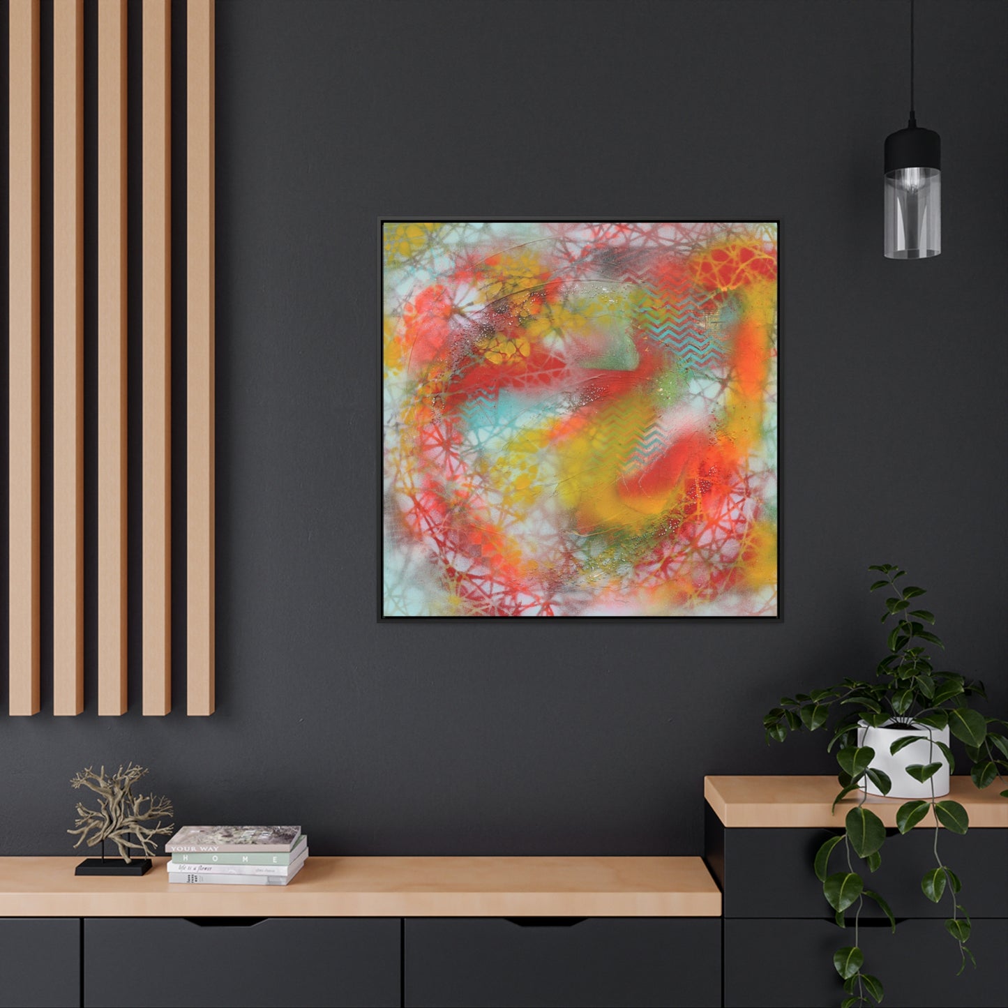 Elevated Waves - Gallery Canvas Wraps, Square Frame