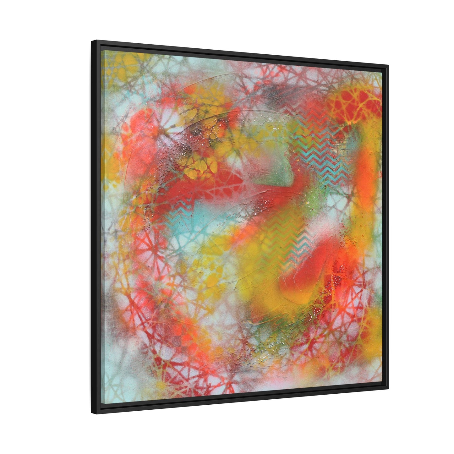 Elevated Waves - Gallery Canvas Wraps, Square Frame