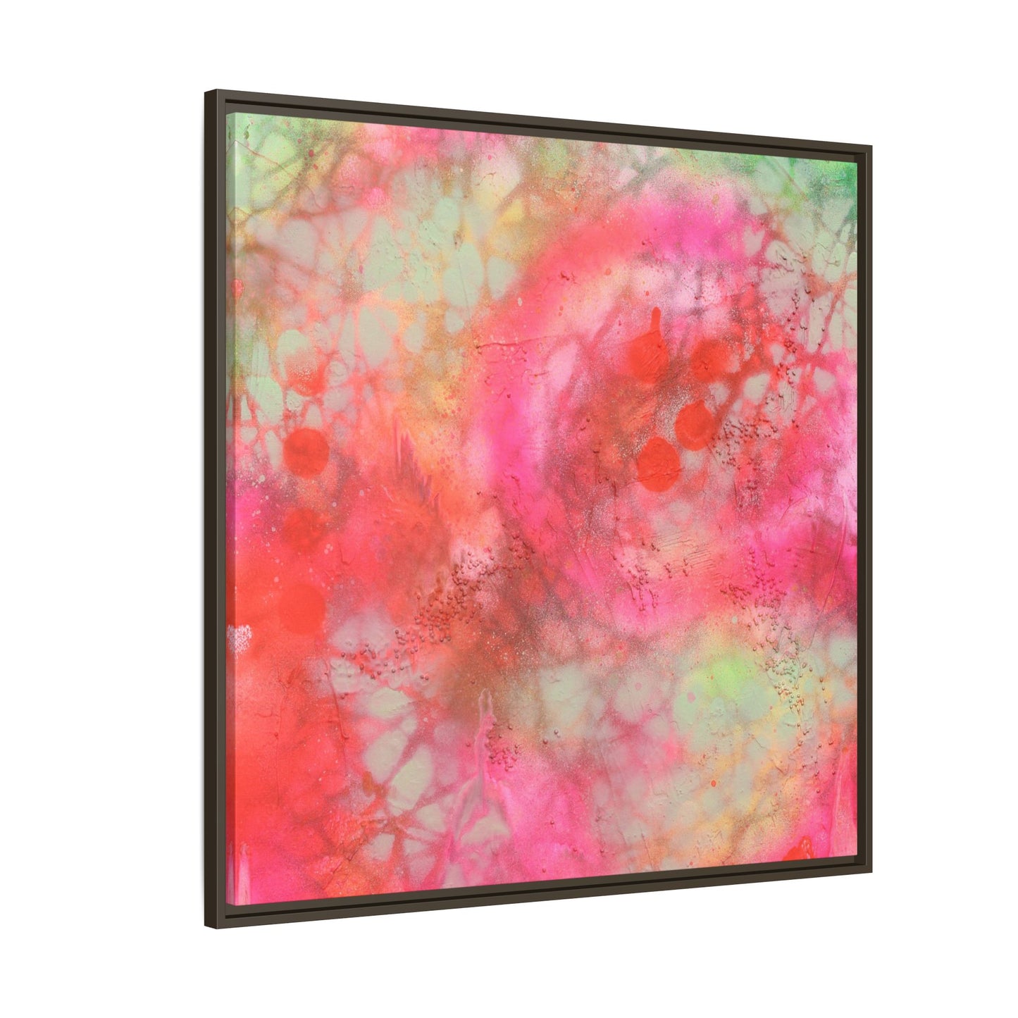 Echoes of Enchantment - Gallery Canvas Wraps, Square Frame  Home Decor, Matte Print, Framed Multi-color Poster, Celestial Artwork