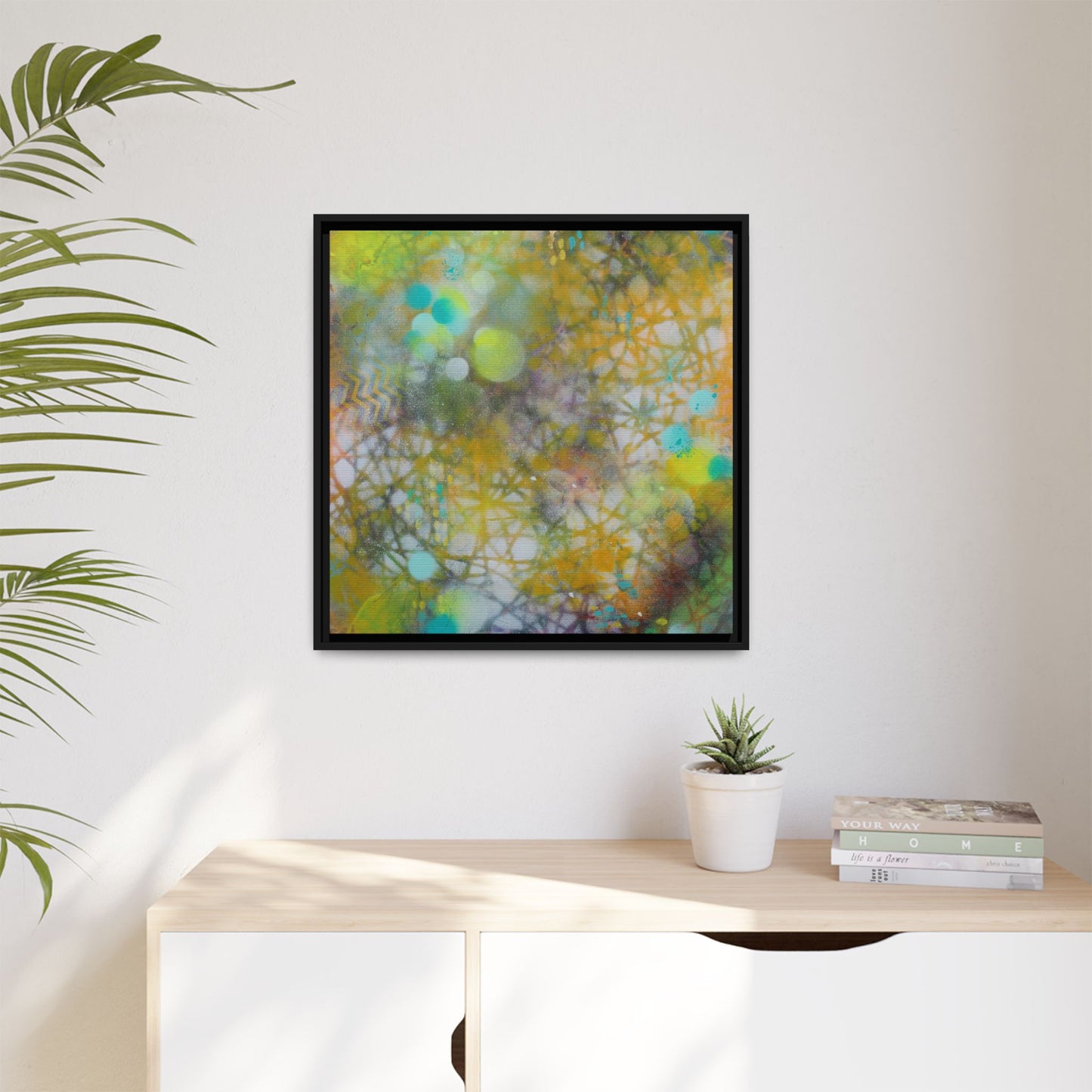 Wanderlust Waves - Gallery Canvas Wraps, Square Frame