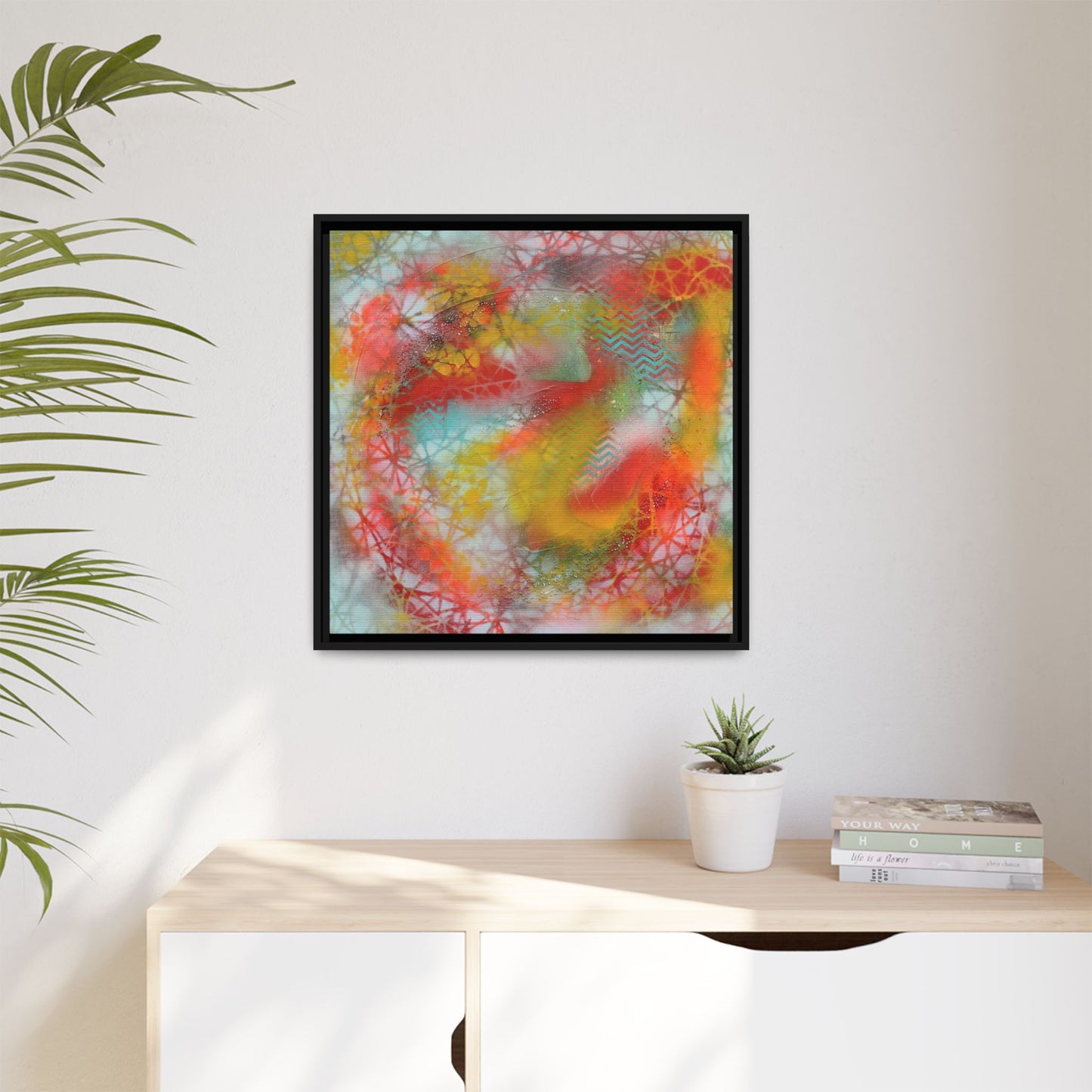 Elevated Waves - Gallery Canvas Wraps, Square Frame