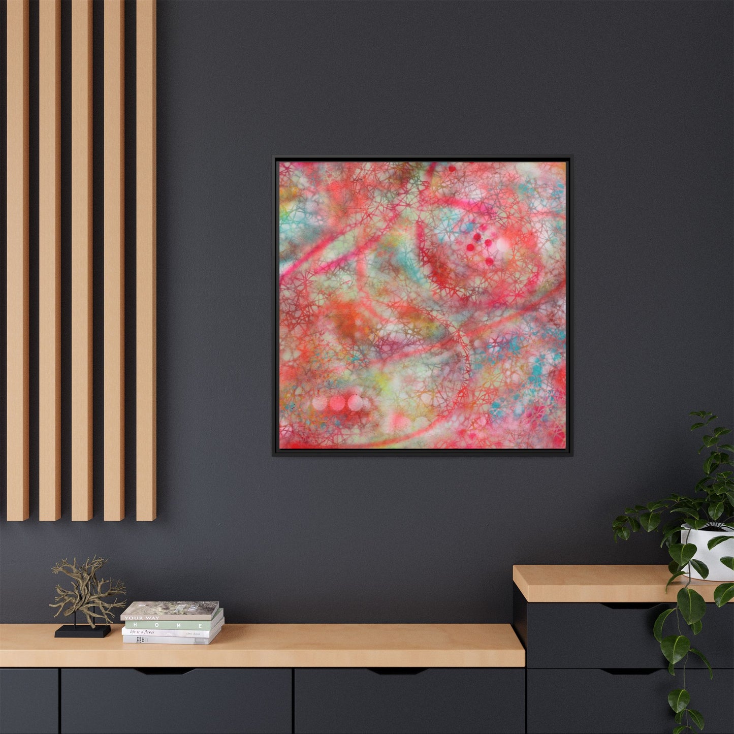 Ethereal Symphony - Gallery Canvas Wraps, Square Frame