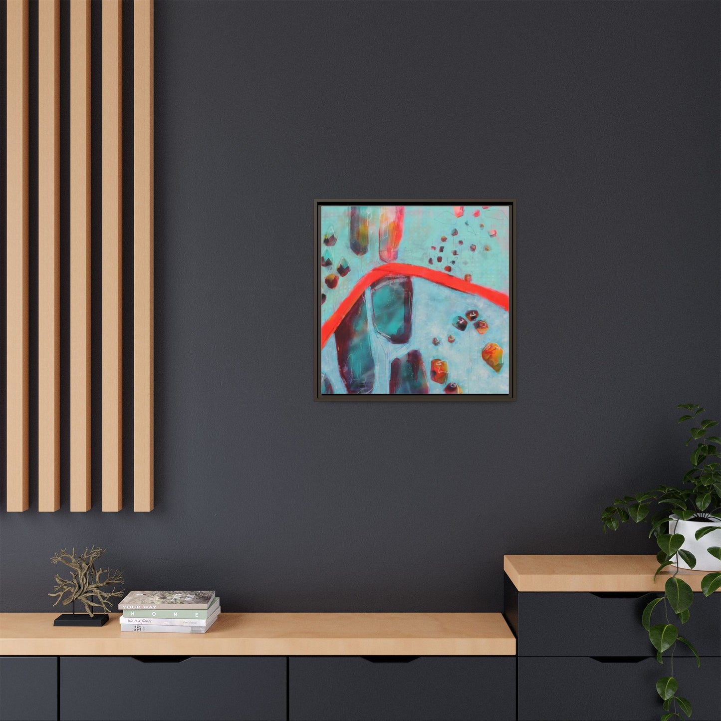 Rising Levels - Gallery Canvas Wraps, Square Frame