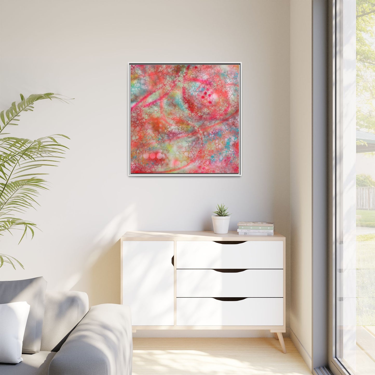 Ethereal Symphony - Gallery Canvas Wraps, Square Frame