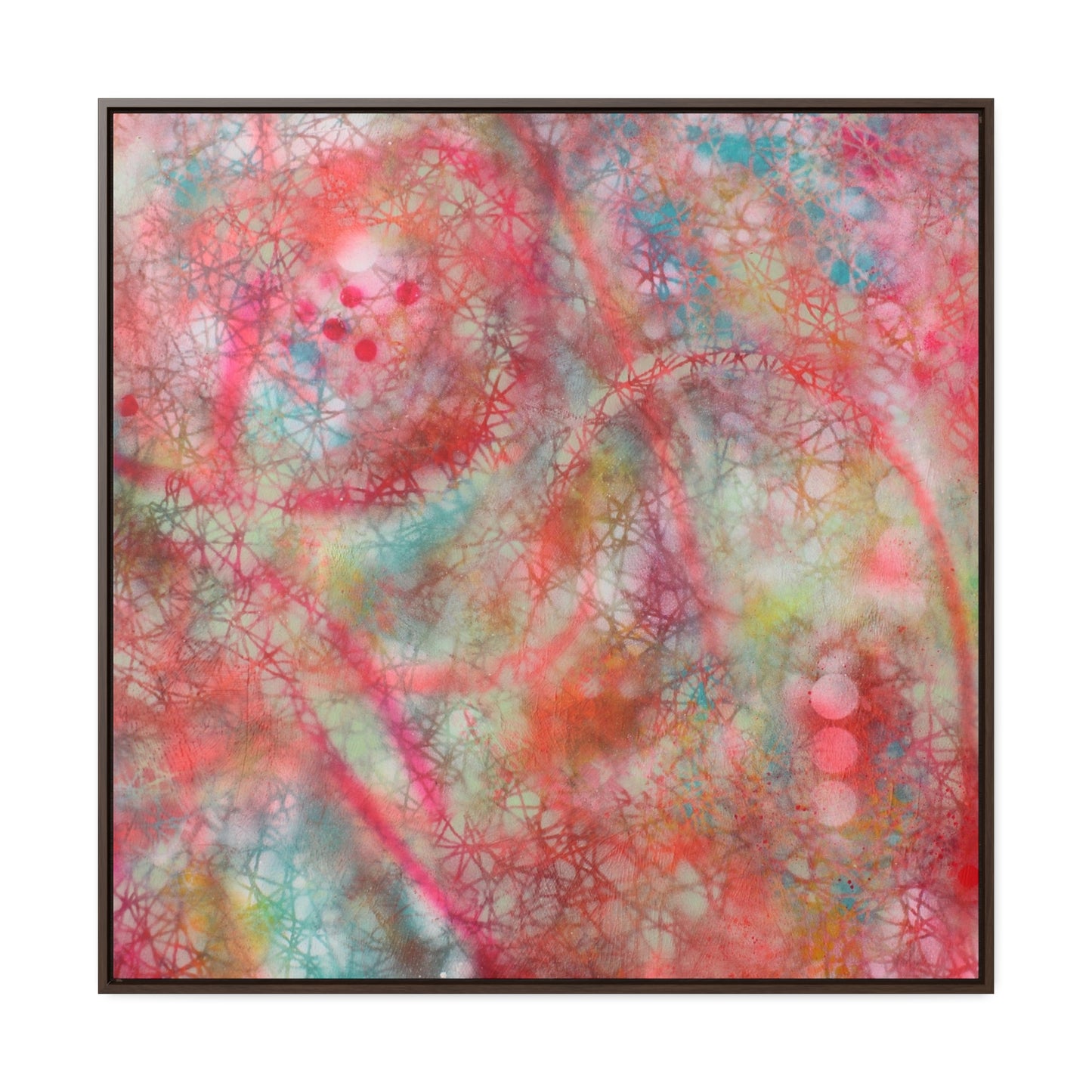 Ethereal Symphony - Gallery Canvas Wraps, Square Frame