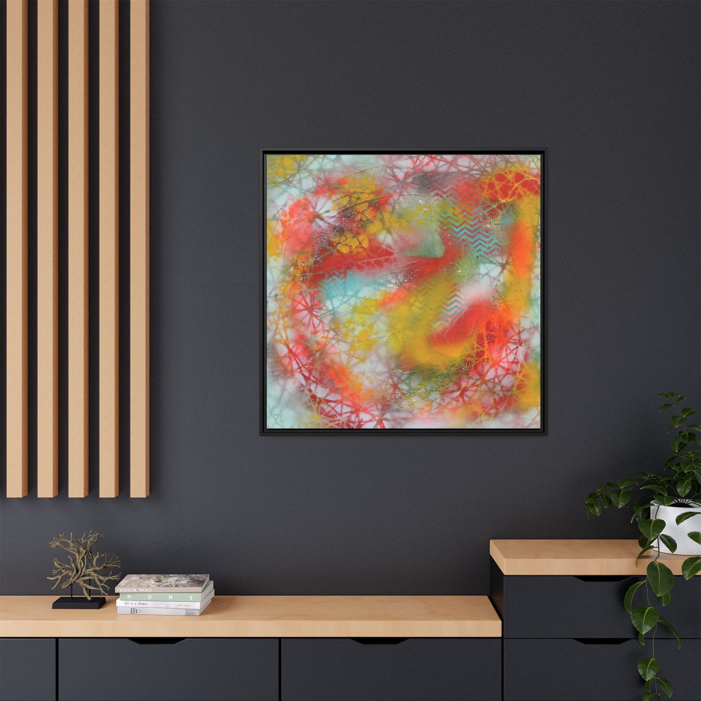 Elevated Waves - Gallery Canvas Wraps, Square Frame