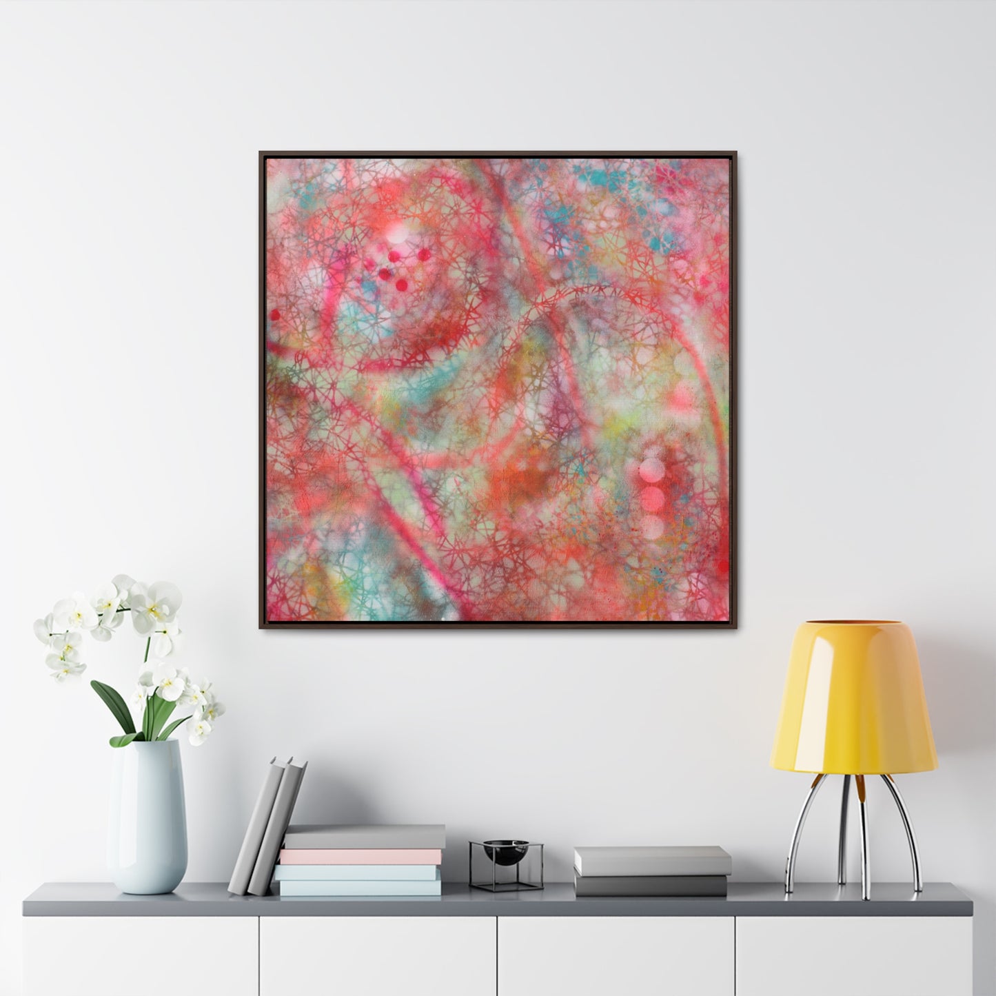 Ethereal Symphony - Gallery Canvas Wraps, Square Frame