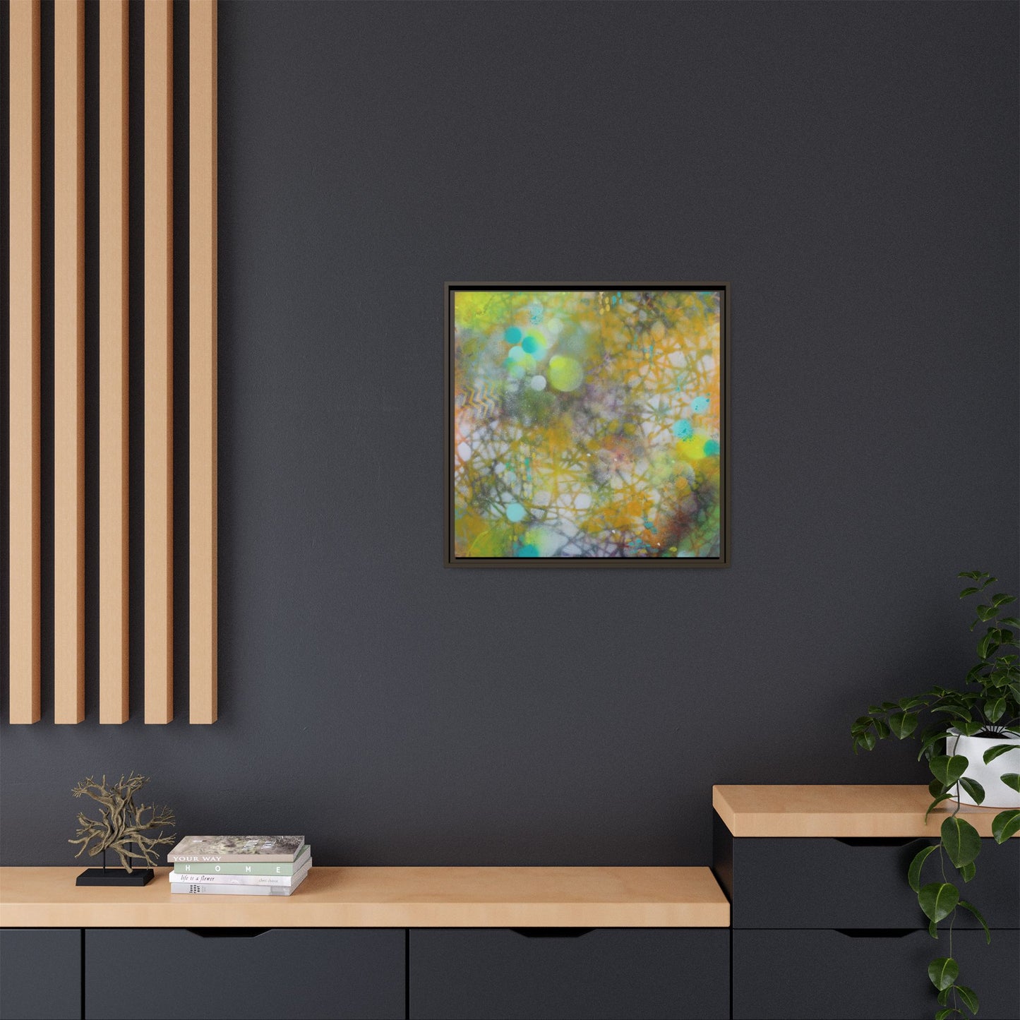 Wanderlust Waves - Gallery Canvas Wraps, Square Frame