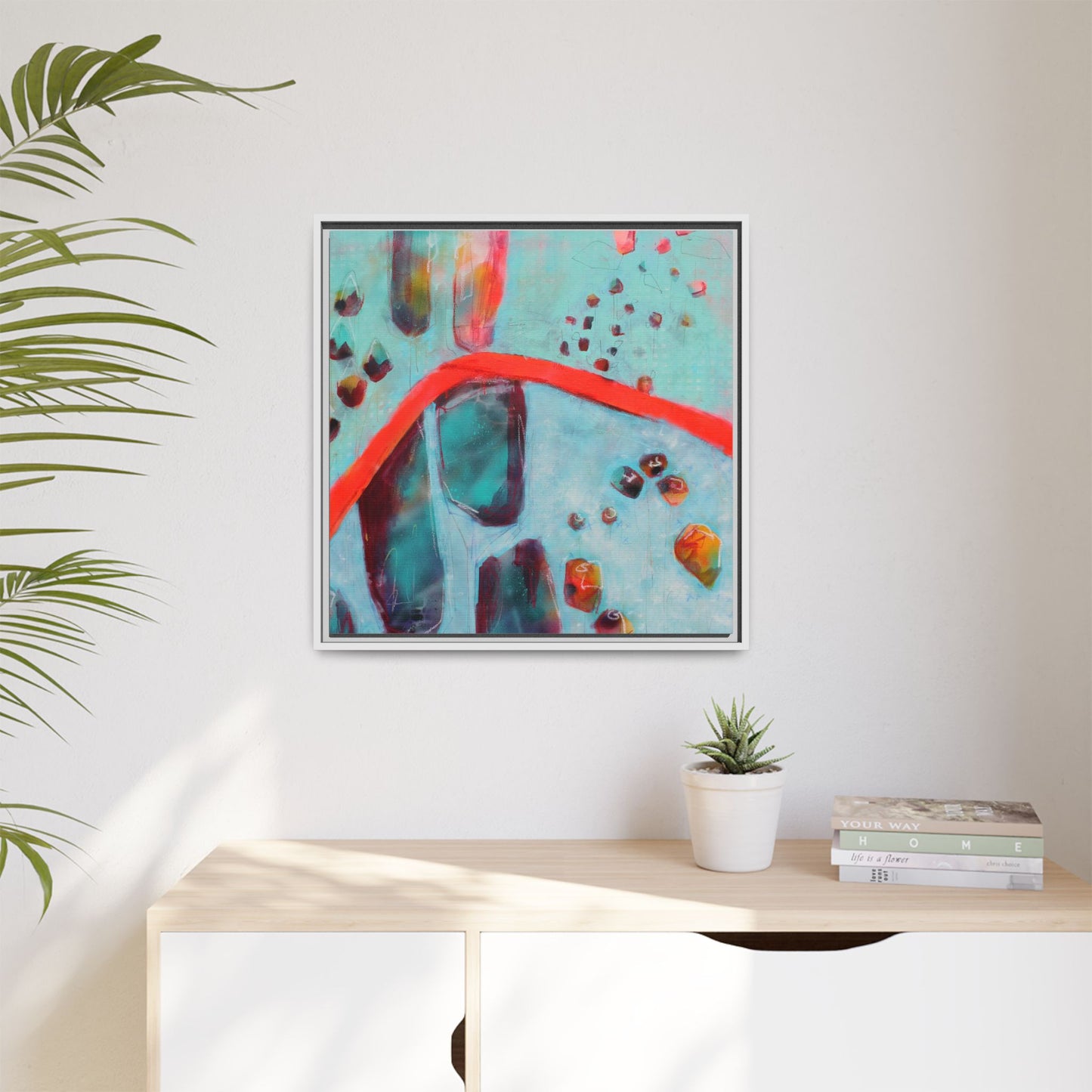 Rising Levels - Gallery Canvas Wraps, Square Frame