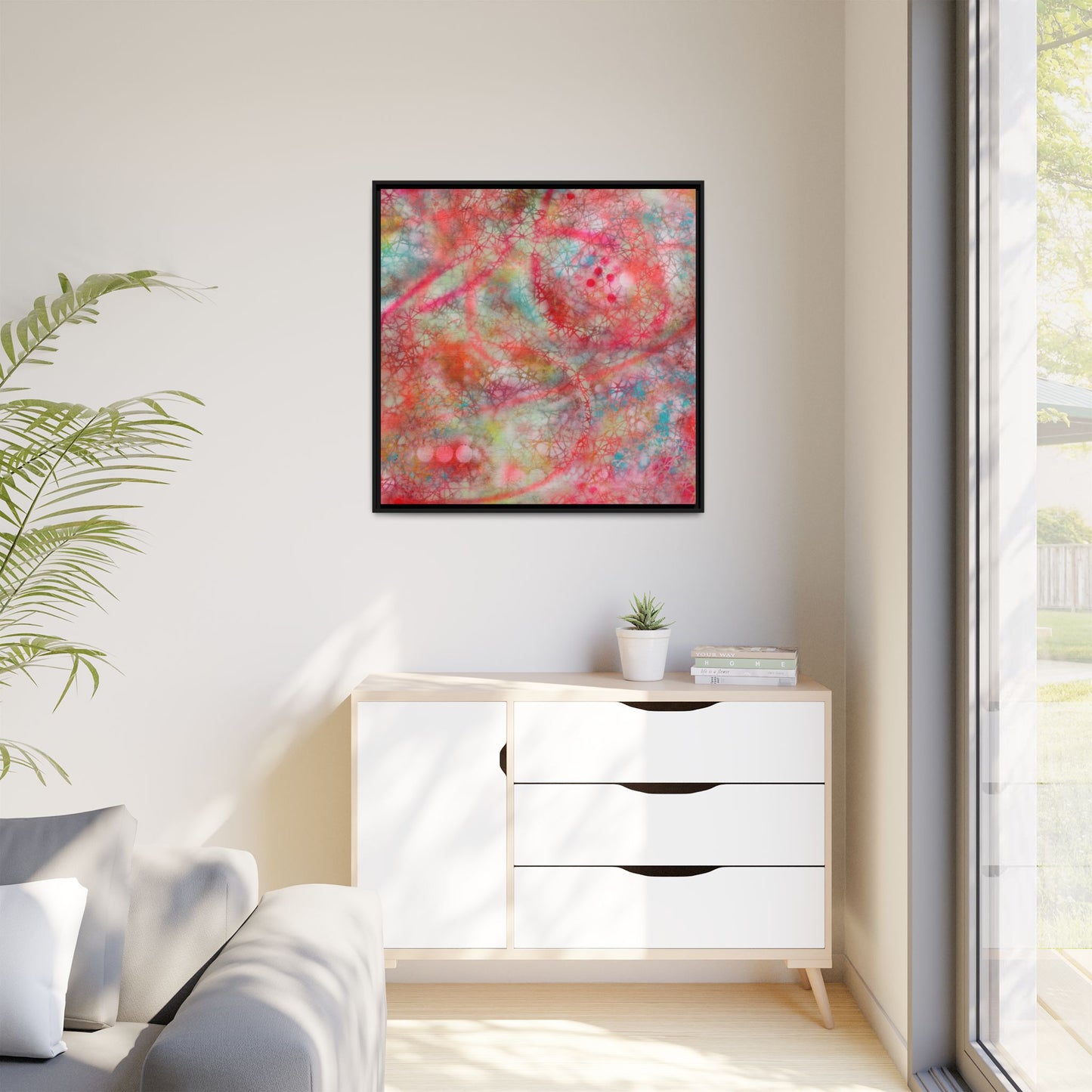 Ethereal Symphony - Gallery Canvas Wraps, Square Frame