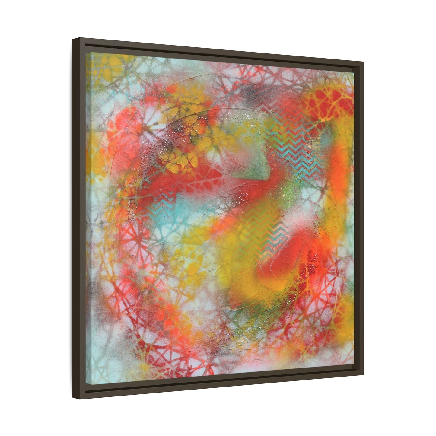 Elevated Waves - Gallery Canvas Wraps, Square Frame