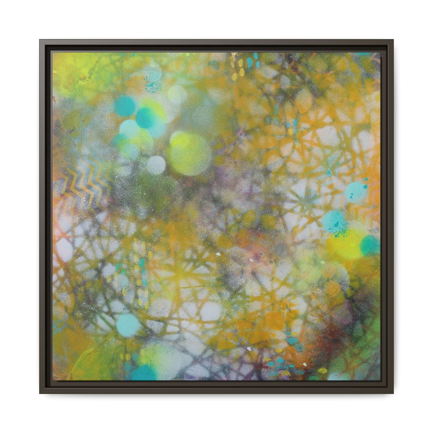 Wanderlust Waves - Gallery Canvas Wraps, Square Frame