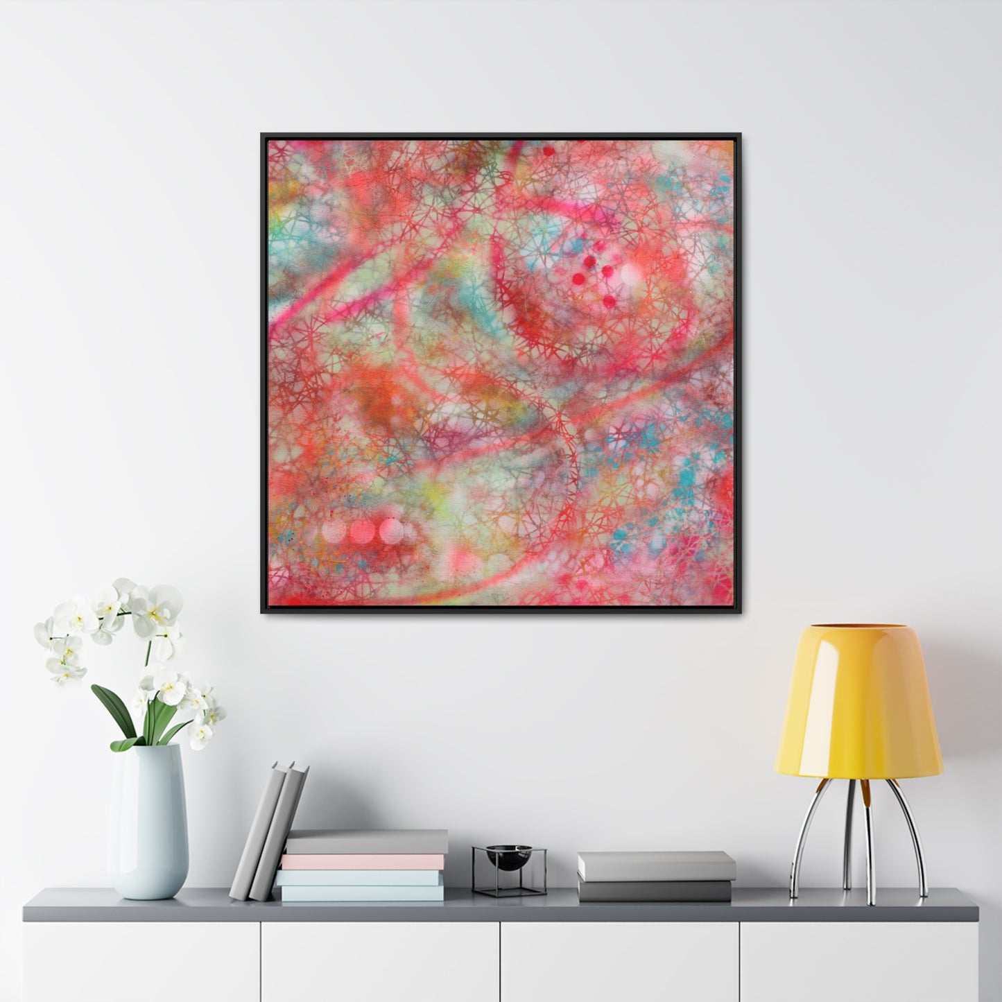 Ethereal Symphony - Gallery Canvas Wraps, Square Frame