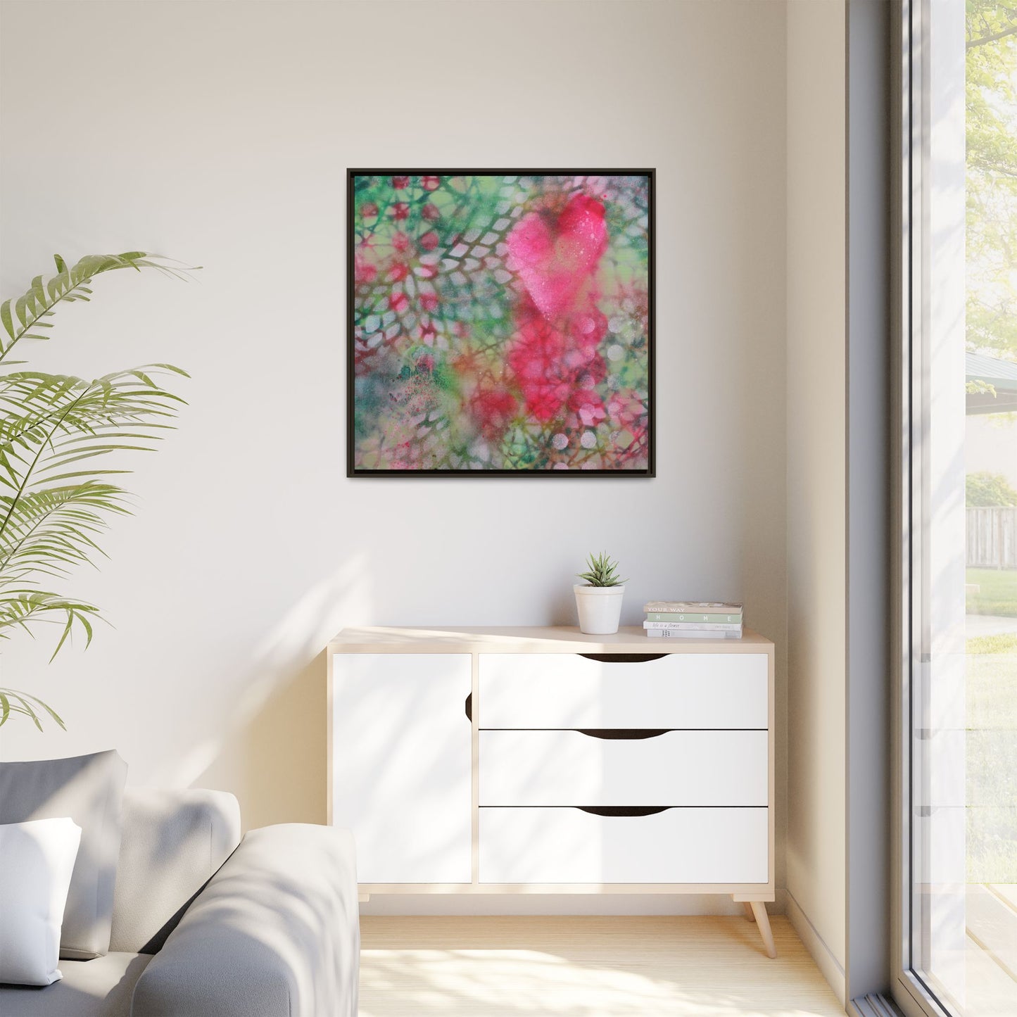 Whispers of the Cosmos - Gallery Canvas Wraps, Square Frame