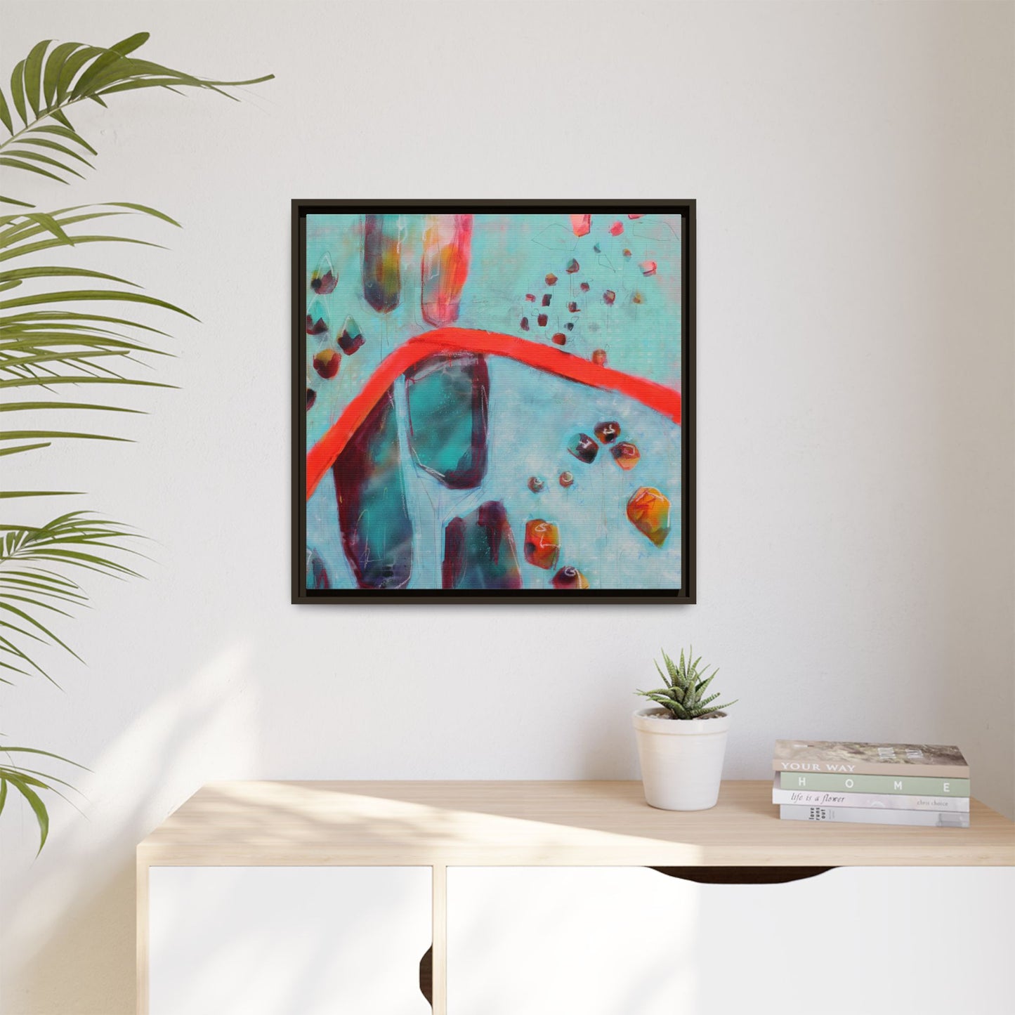 Rising Levels - Gallery Canvas Wraps, Square Frame