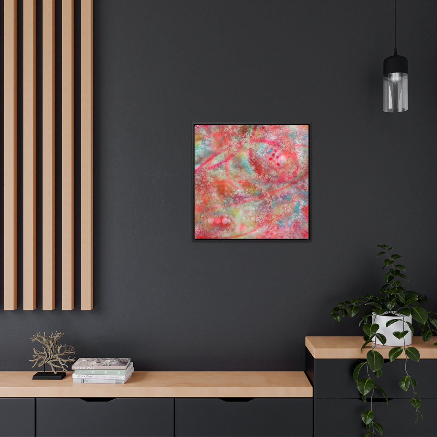 Ethereal Symphony - Gallery Canvas Wraps, Square Frame