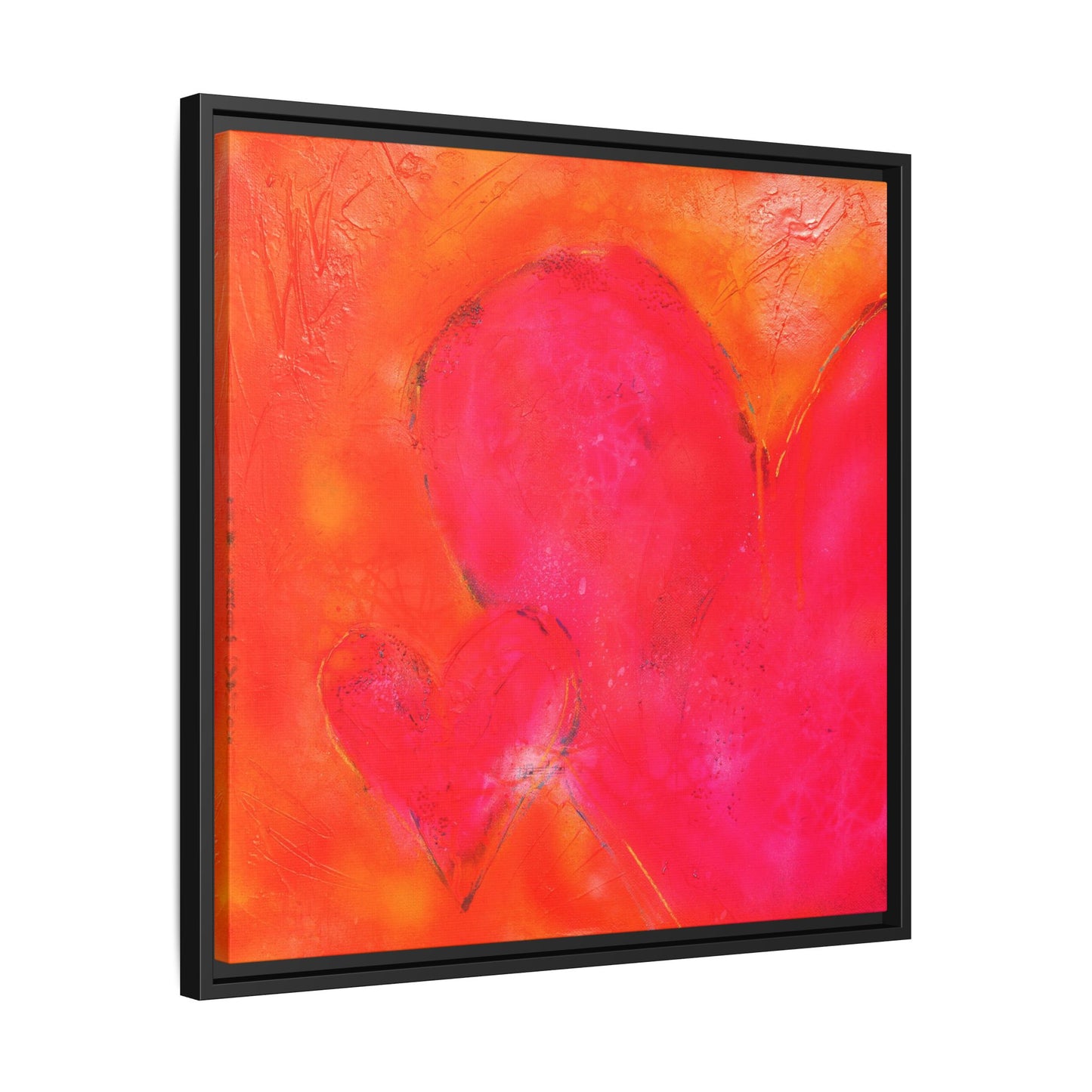 Enchanted Euphoria - Gallery Canvas Wraps, Square Frame  Home Decor, Matte Print, Framed Multi-color Poster, Celestial Artwork