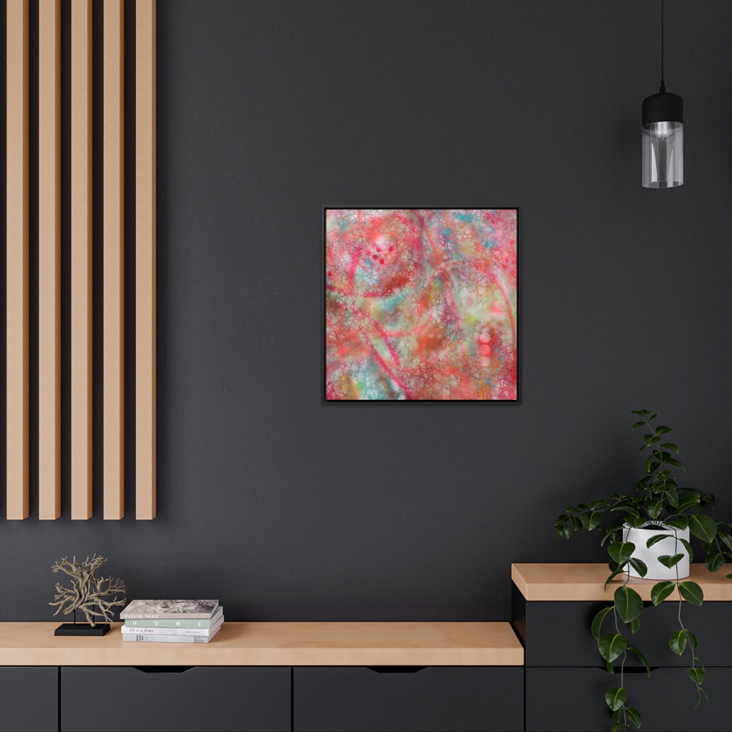 Ethereal Symphony - Gallery Canvas Wraps, Square Frame