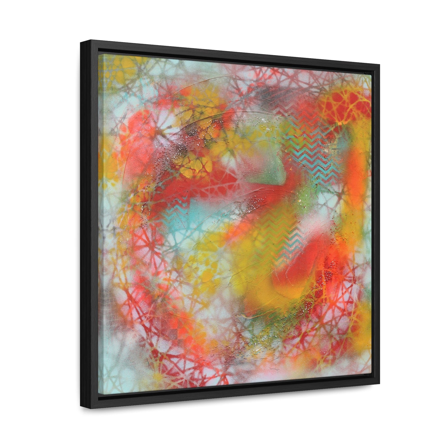 Elevated Waves - Gallery Canvas Wraps, Square Frame