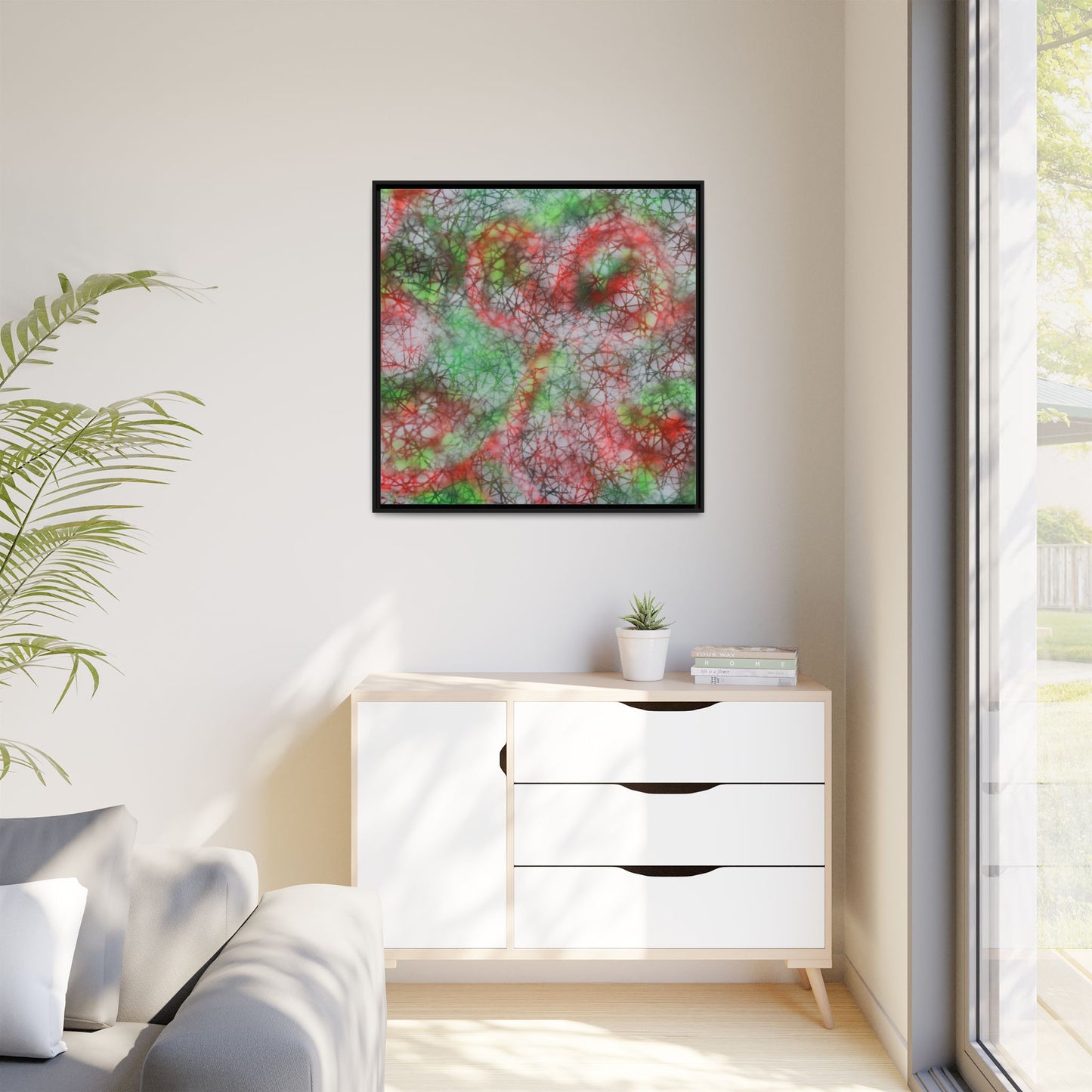 Mystic Mirage - Gallery Canvas Wraps, Square Frame