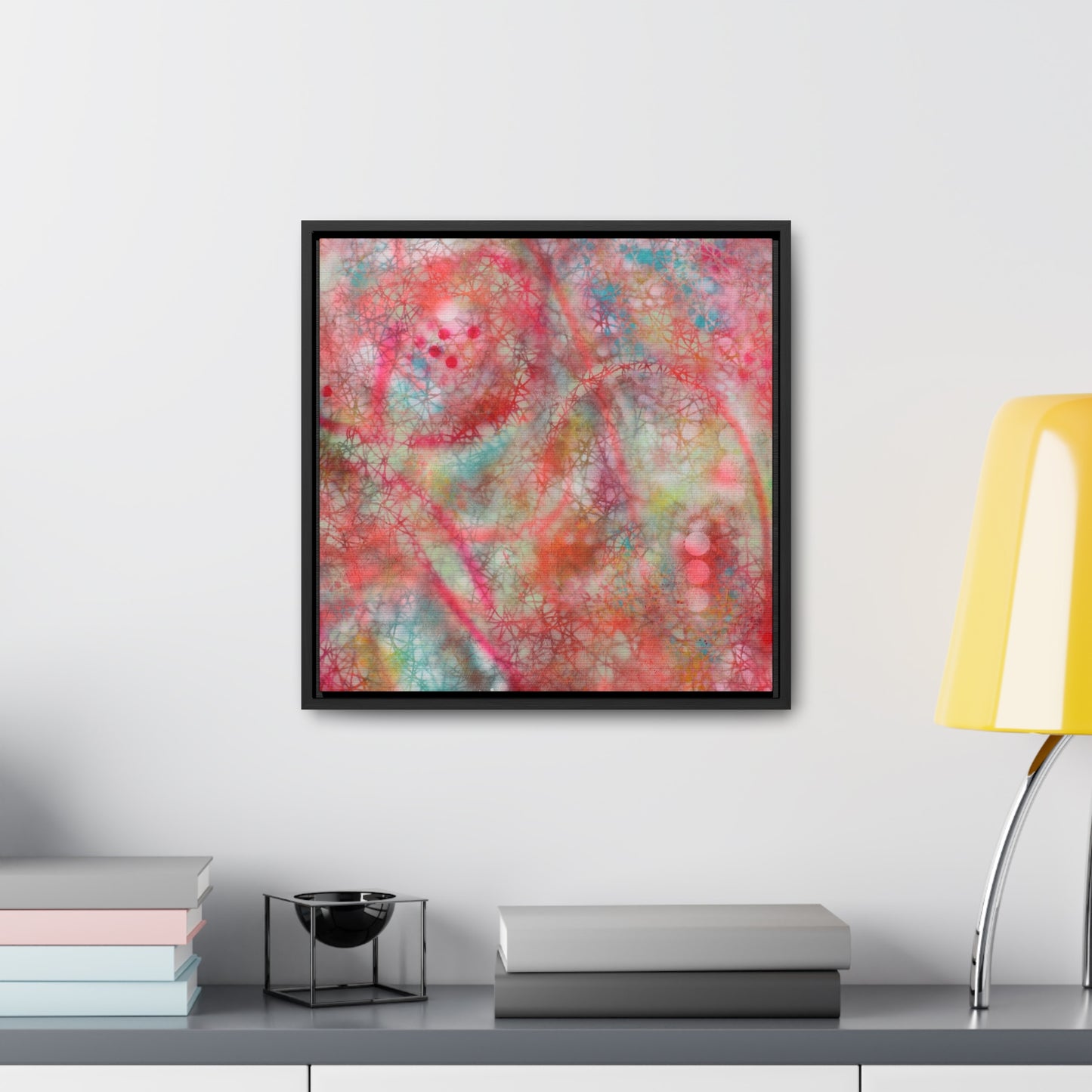 Ethereal Symphony - Gallery Canvas Wraps, Square Frame