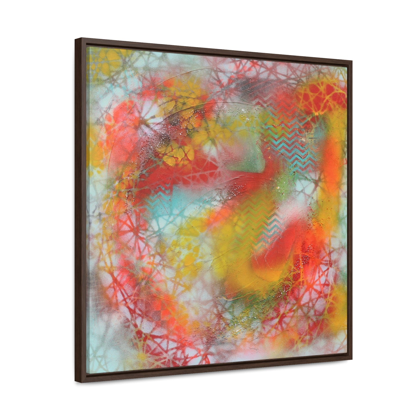 Elevated Waves - Gallery Canvas Wraps, Square Frame