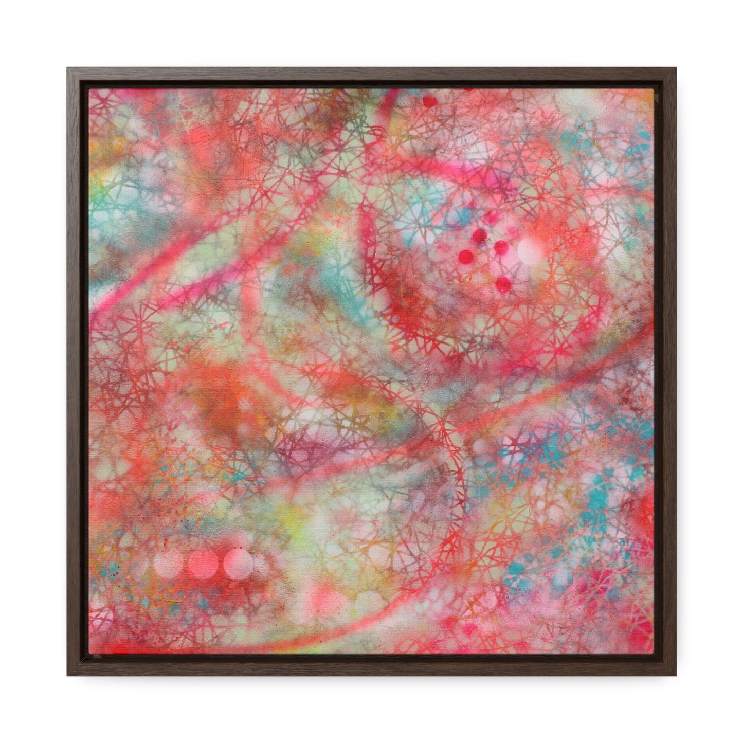 Ethereal Symphony - Gallery Canvas Wraps, Square Frame