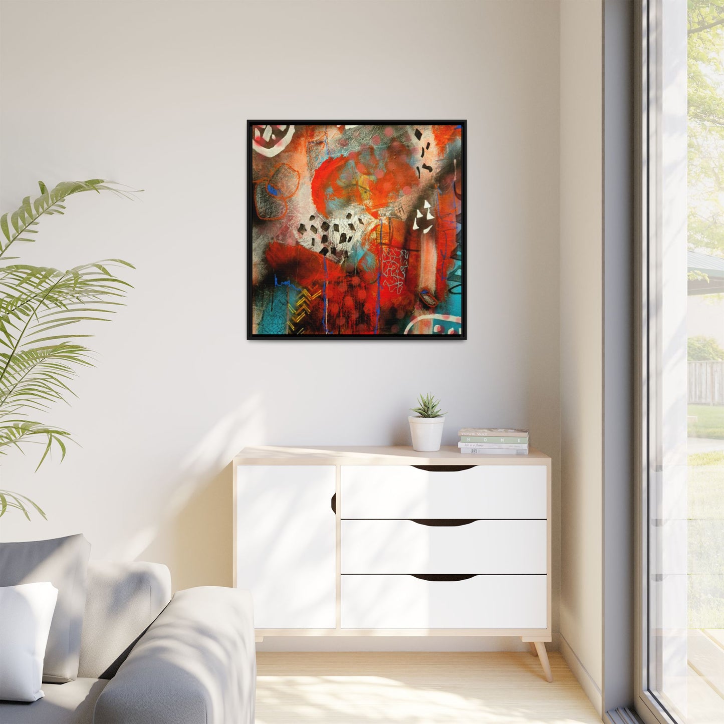 In3go - Gallery Canvas Wraps, Square Frame