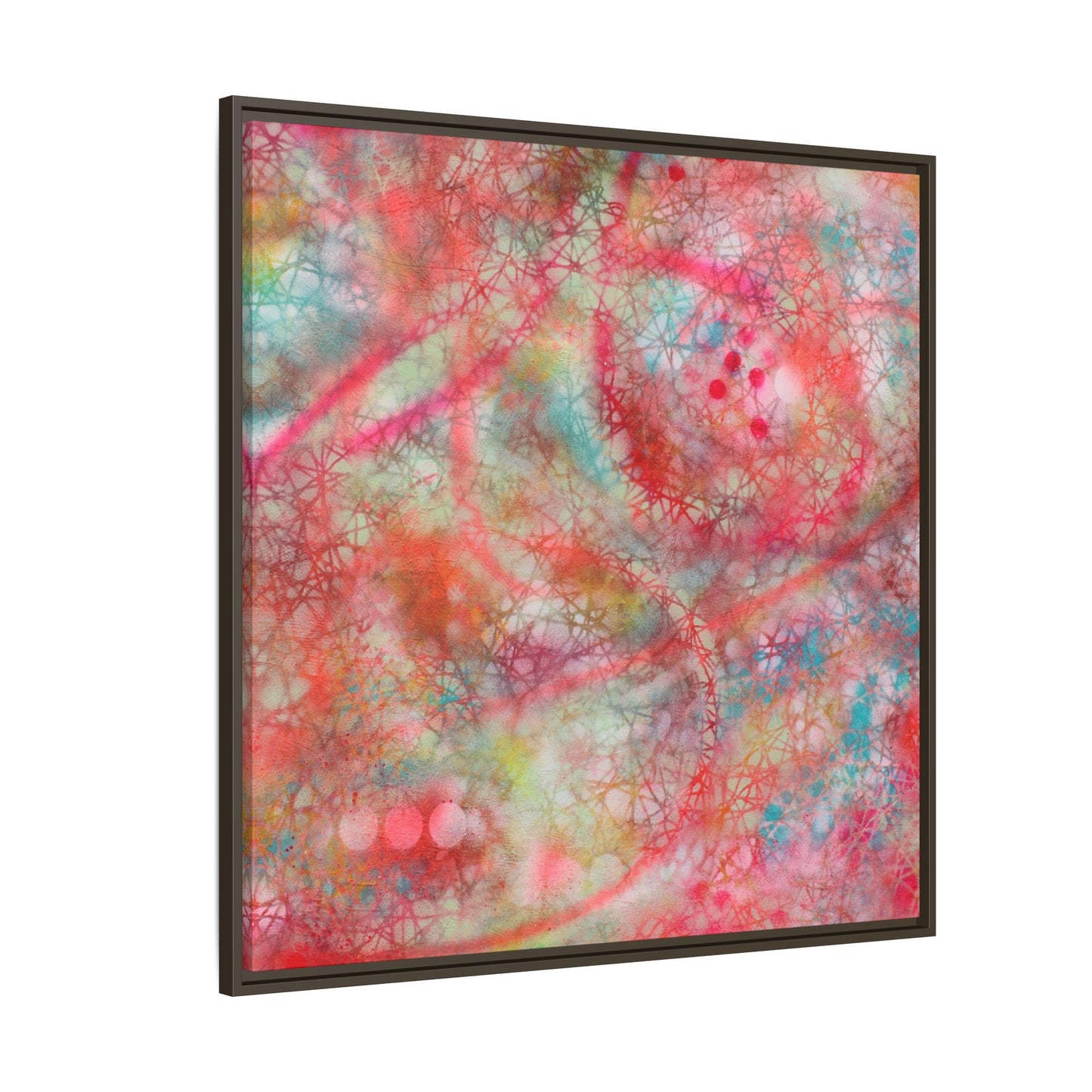Ethereal Symphony - Gallery Canvas Wraps, Square Frame