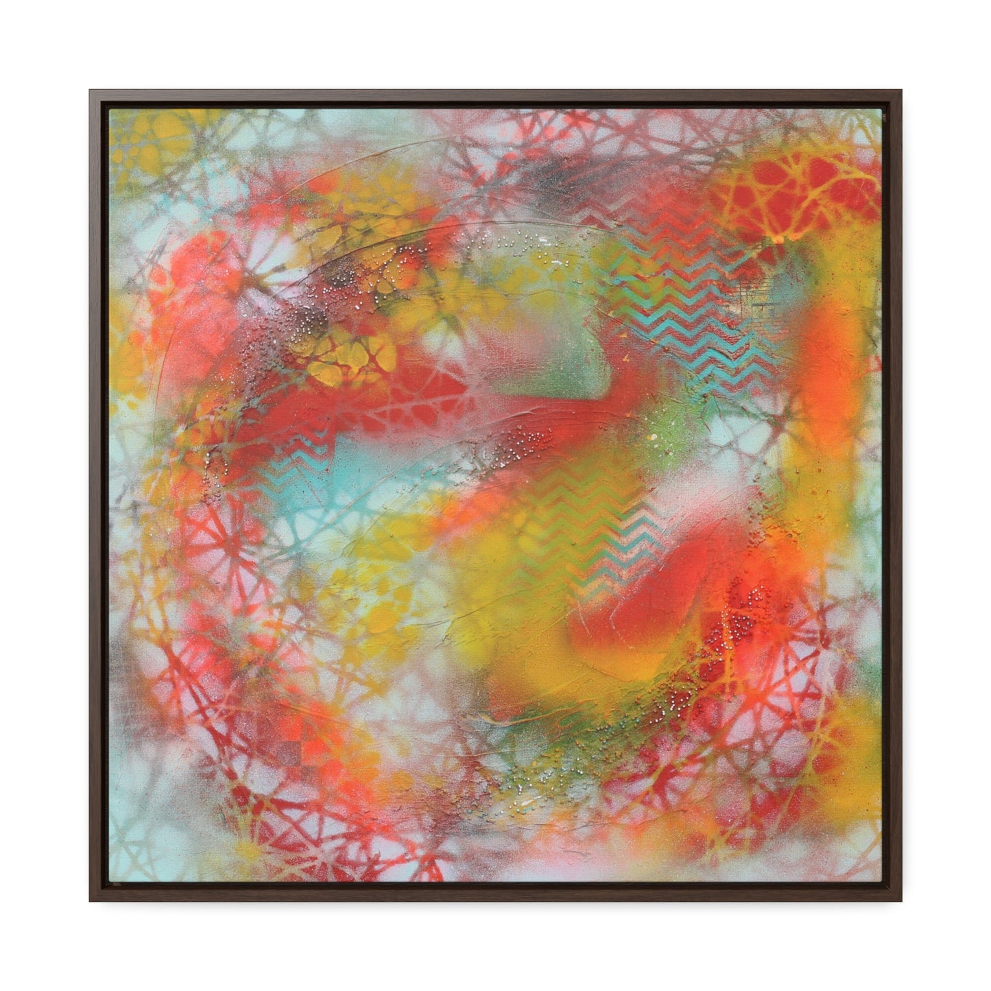 Elevated Waves - Gallery Canvas Wraps, Square Frame