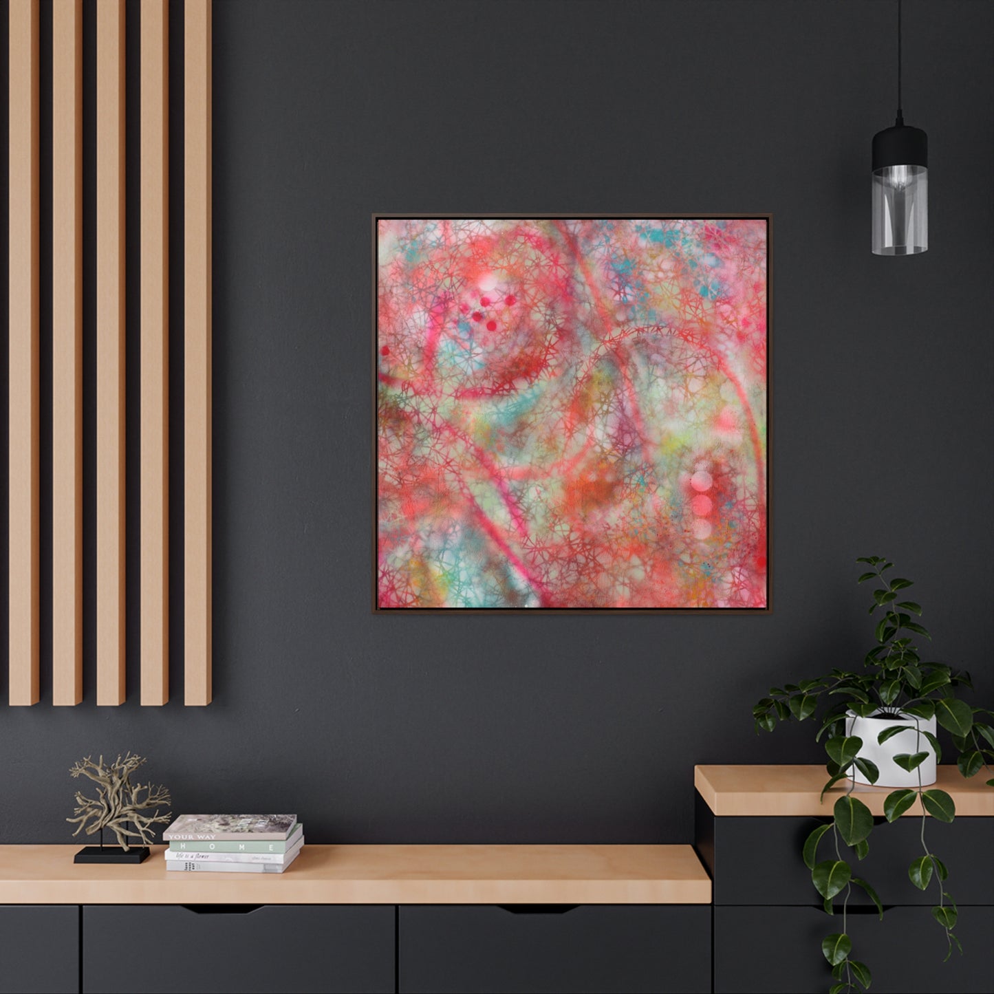 Ethereal Symphony - Gallery Canvas Wraps, Square Frame